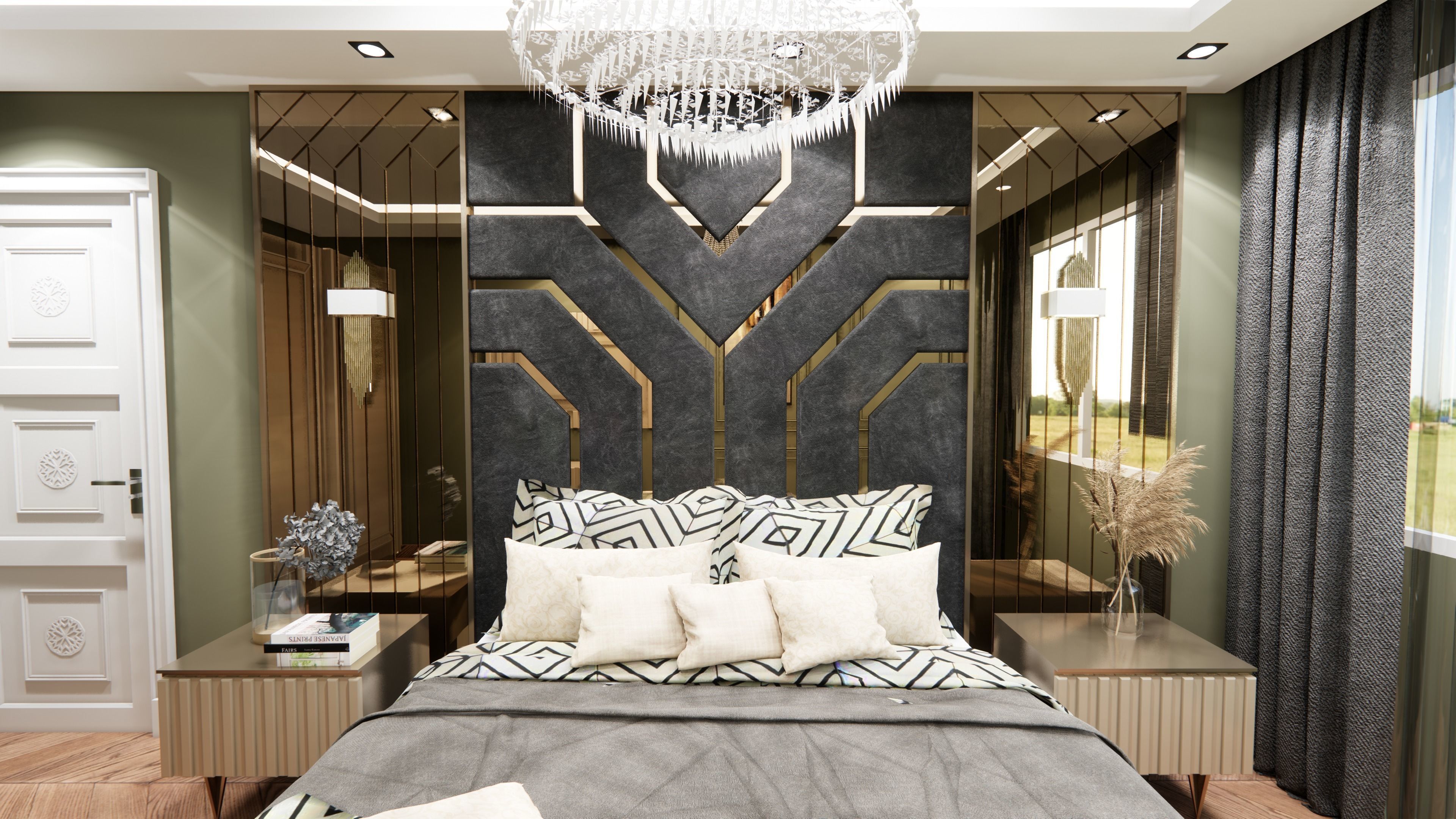 MODERN BEDROOM DESIGN SKETCHUP 2020 3D model CGTrader