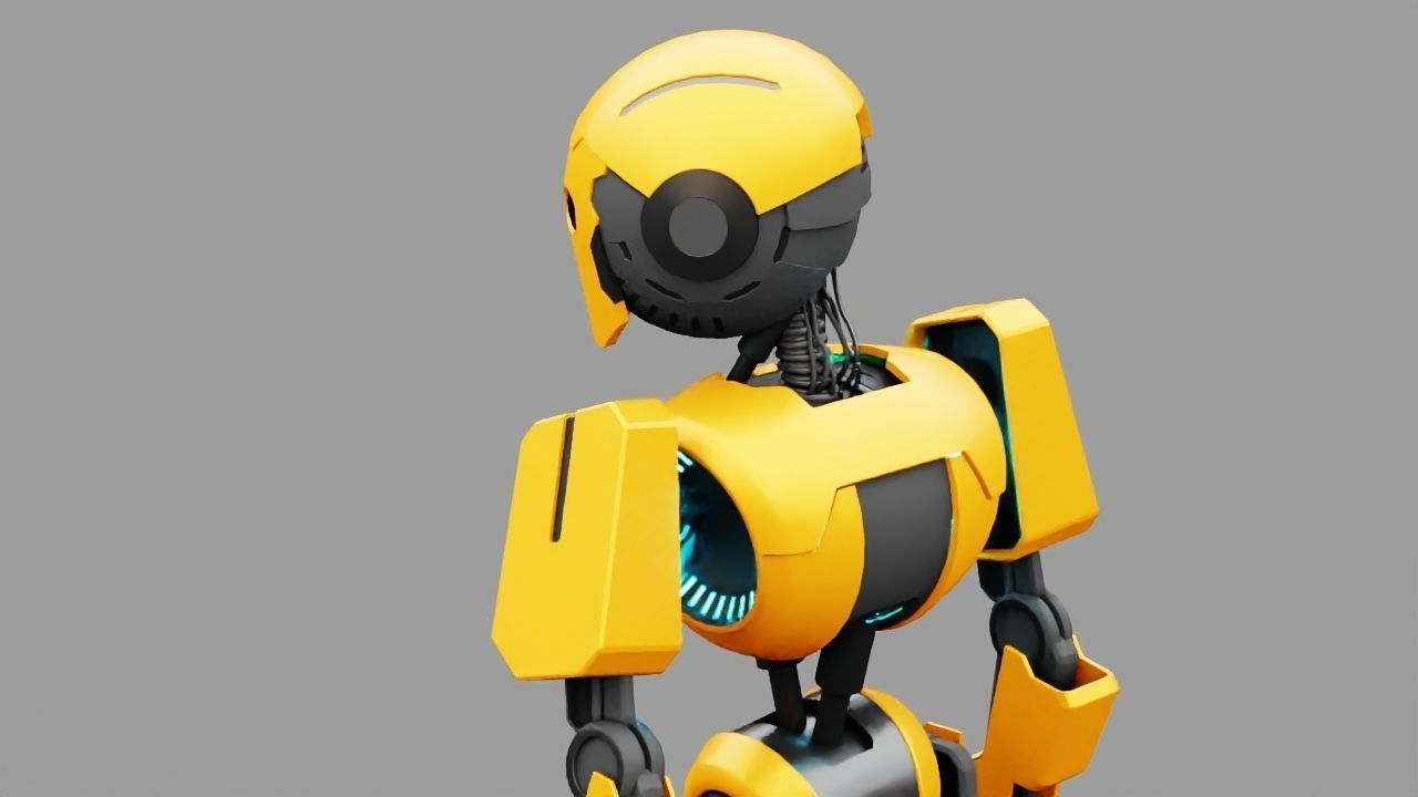 Android V2 rigged character 3D model rigged | CGTrader