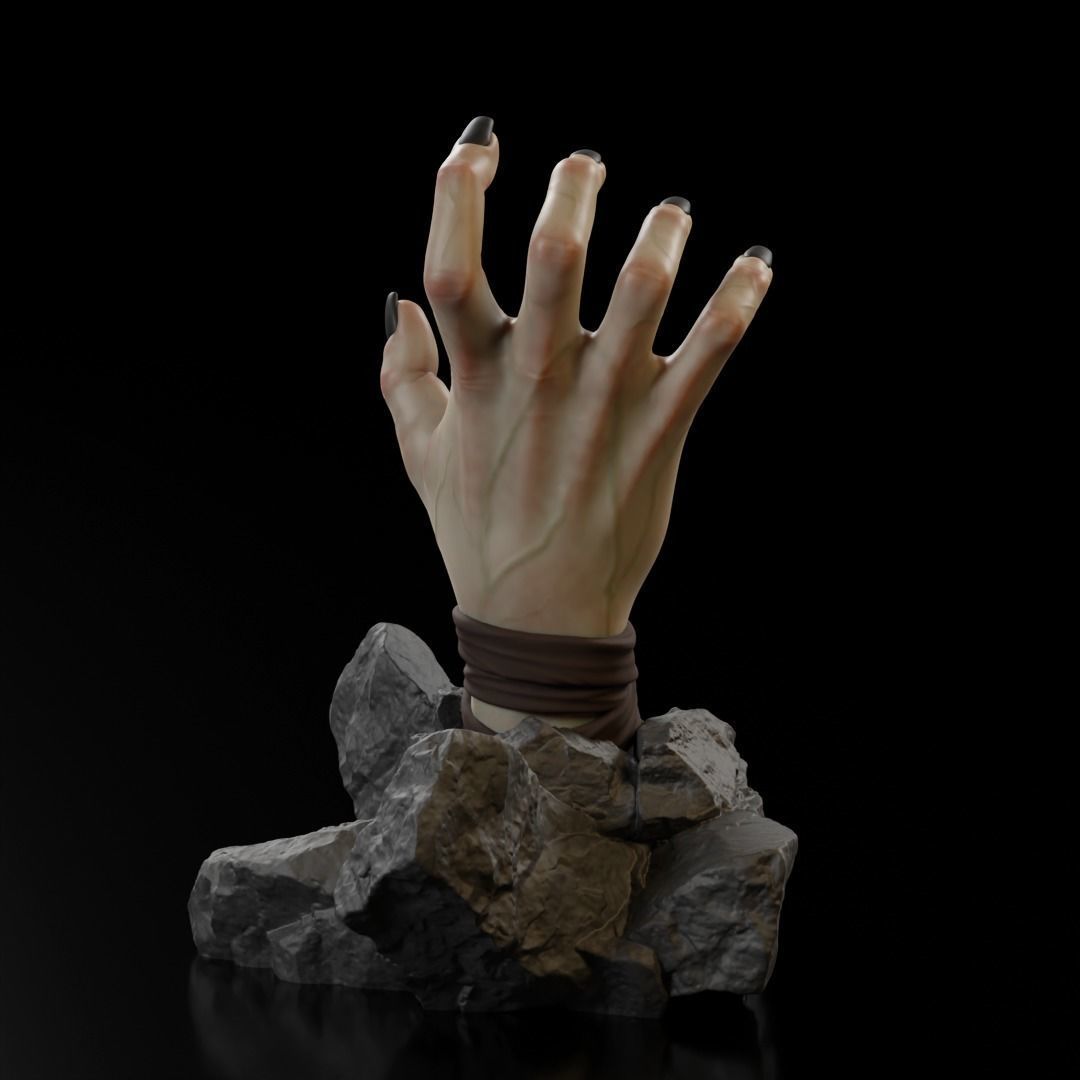 Creature Hand 3D model 3D printable | CGTrader