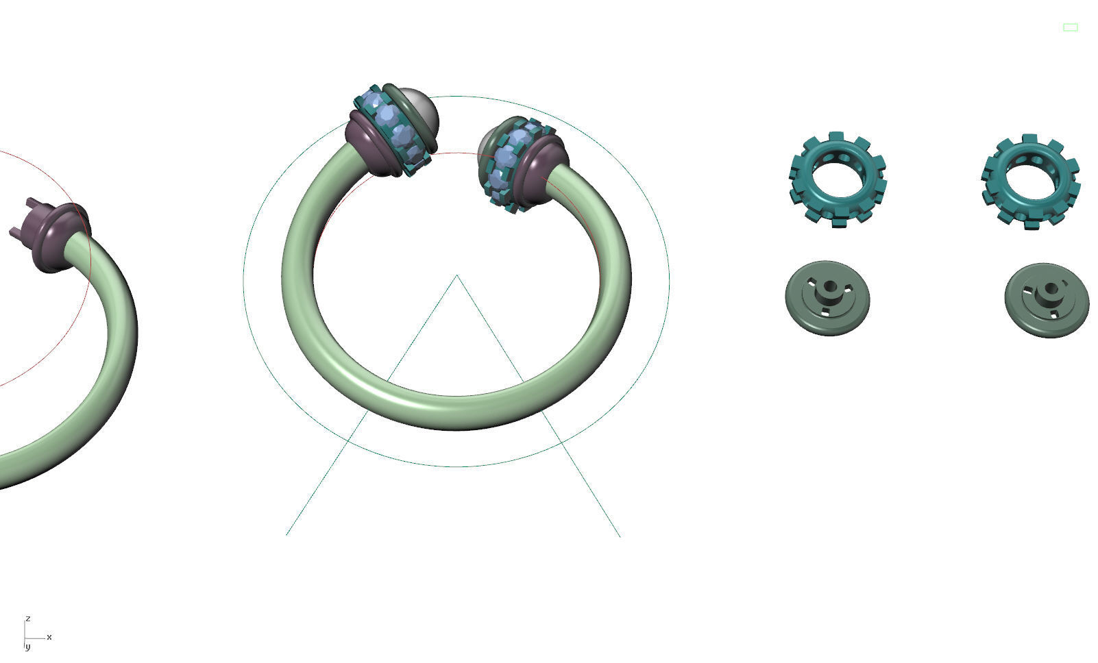 Rotatable Ring 3D model 3D printable | CGTrader