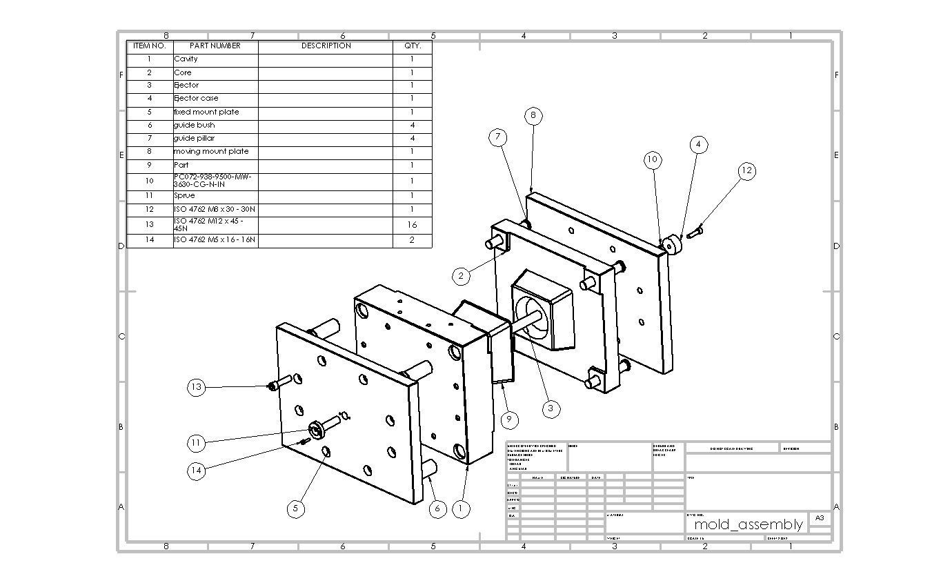 Mold Design - B02 3D model | CGTrader