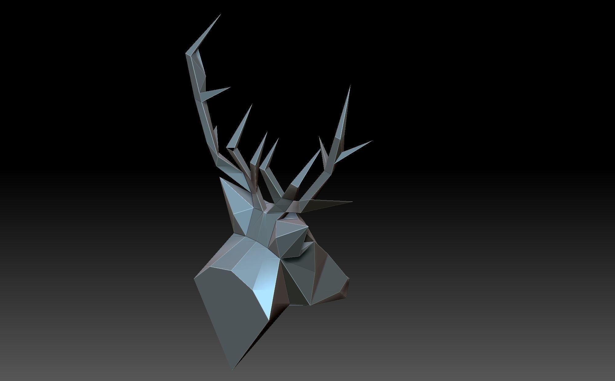 Deer head 3D model 3D printable | CGTrader