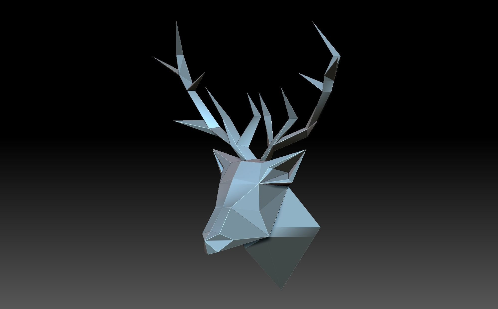 Deer head 3D model 3D printable | CGTrader