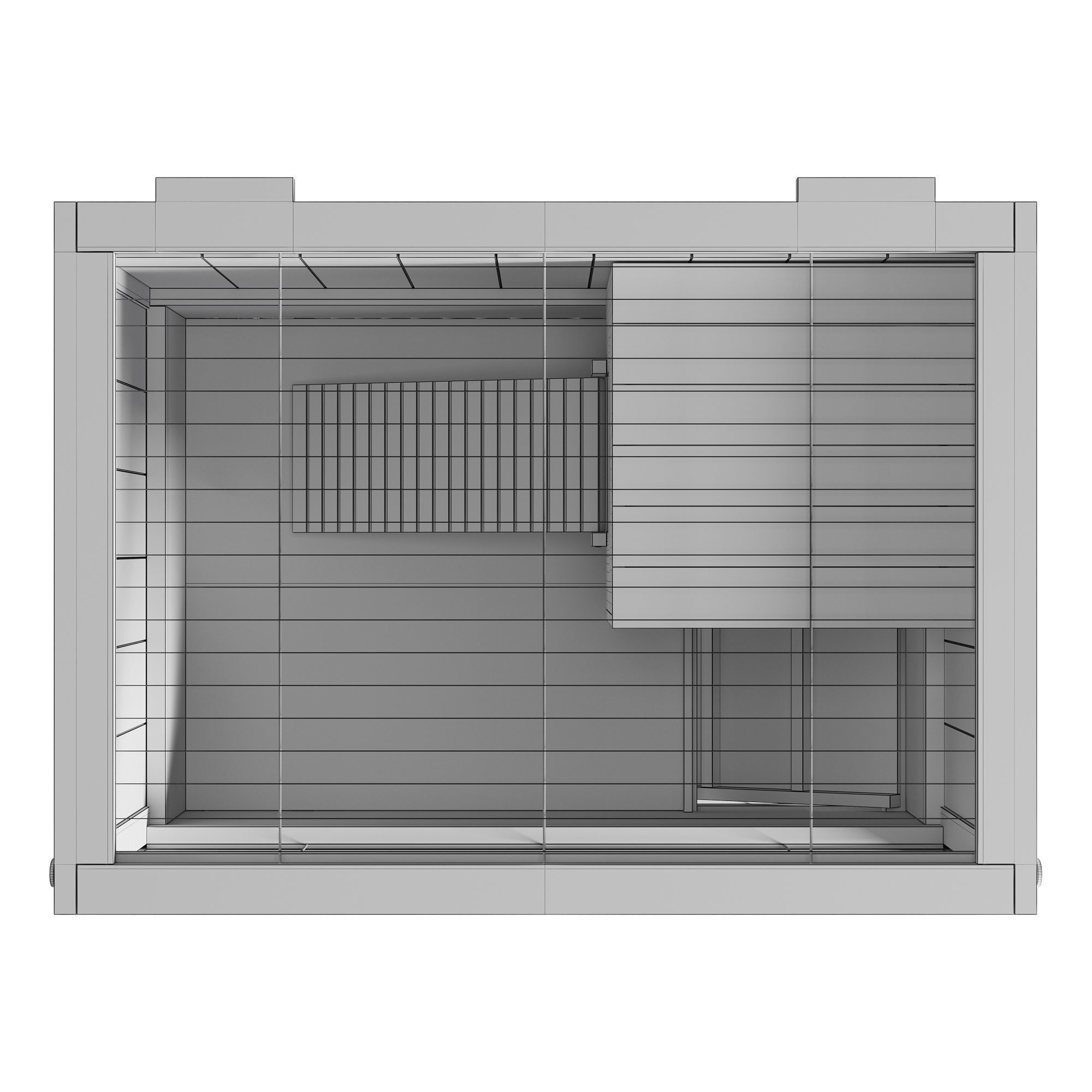 Rabbit Cage by Ferplast 3D model CGTrader