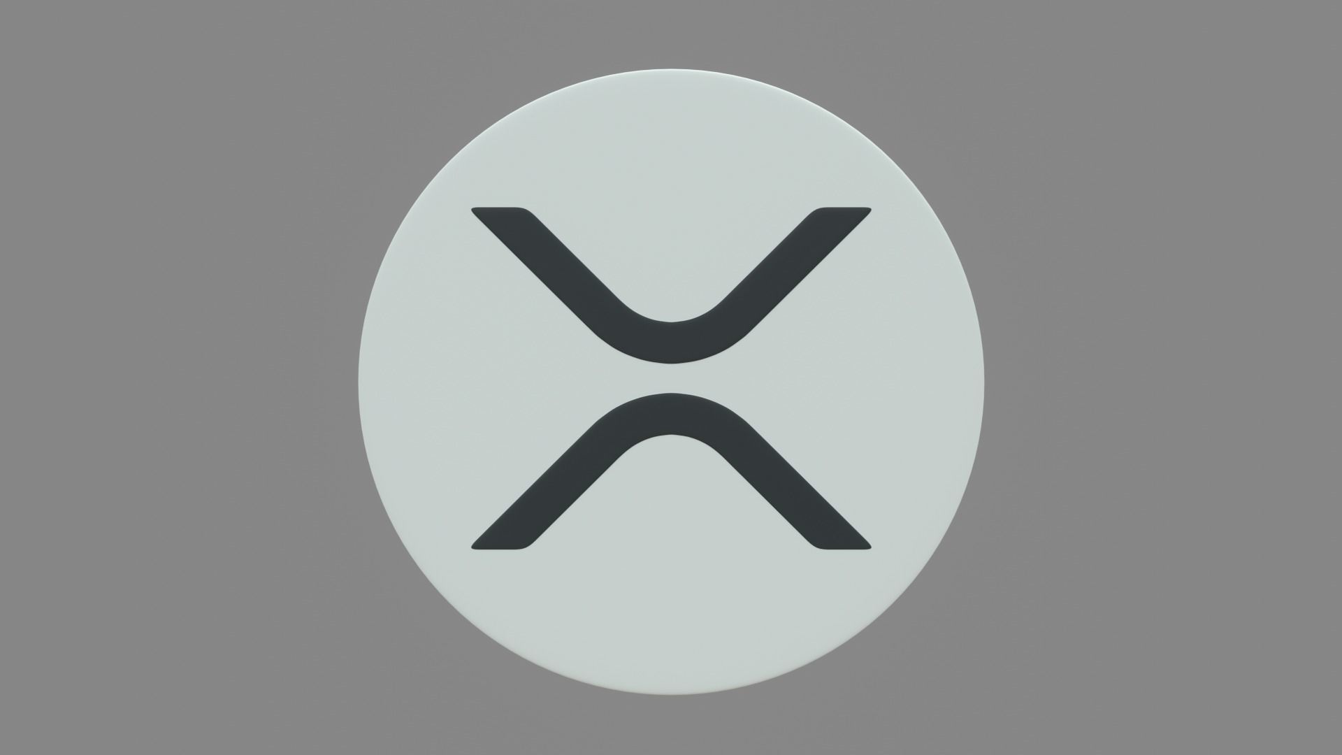 Ripple XRP Coin Cryptocurrency Logo V3 3D Model 3D model | CGTrader