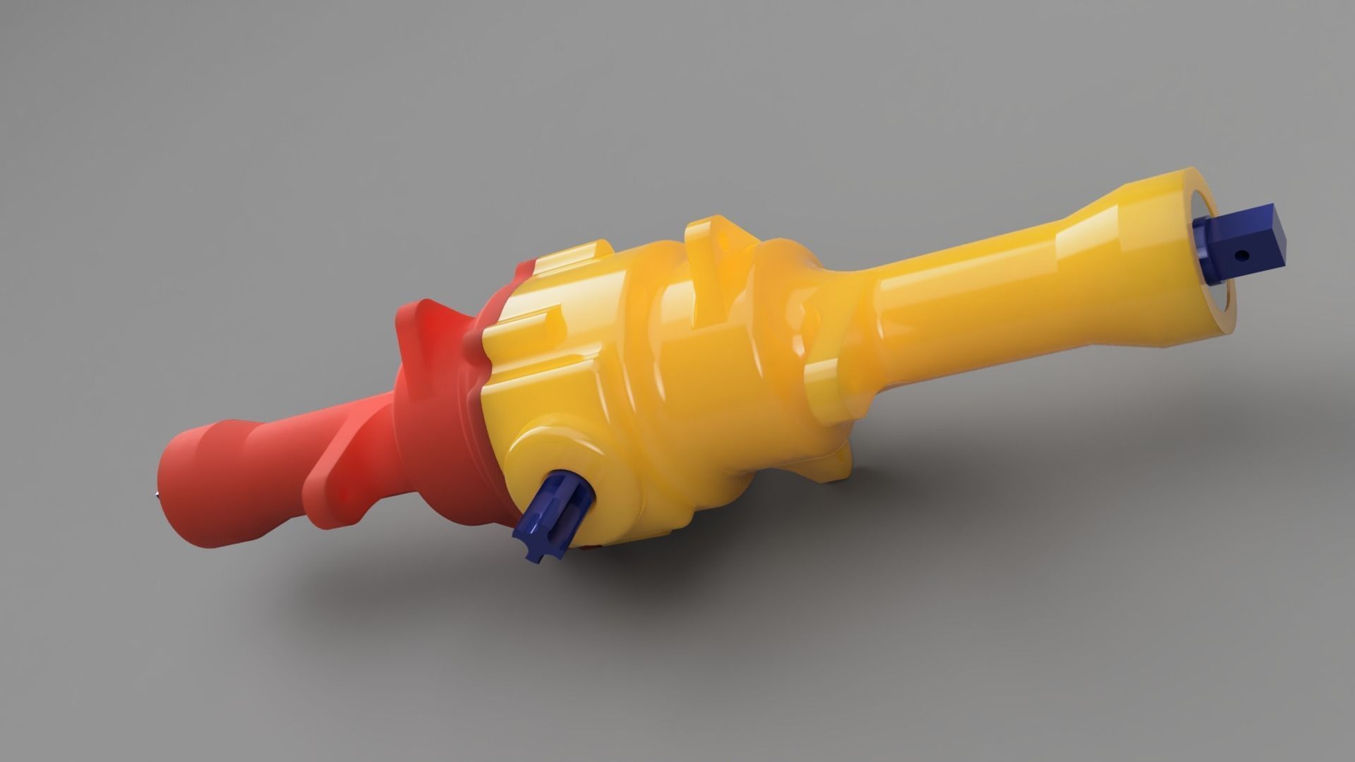 3D PRINTED REAR AXLE WITH DIFFERENTIAL RC CAR free 3D model CGTrader