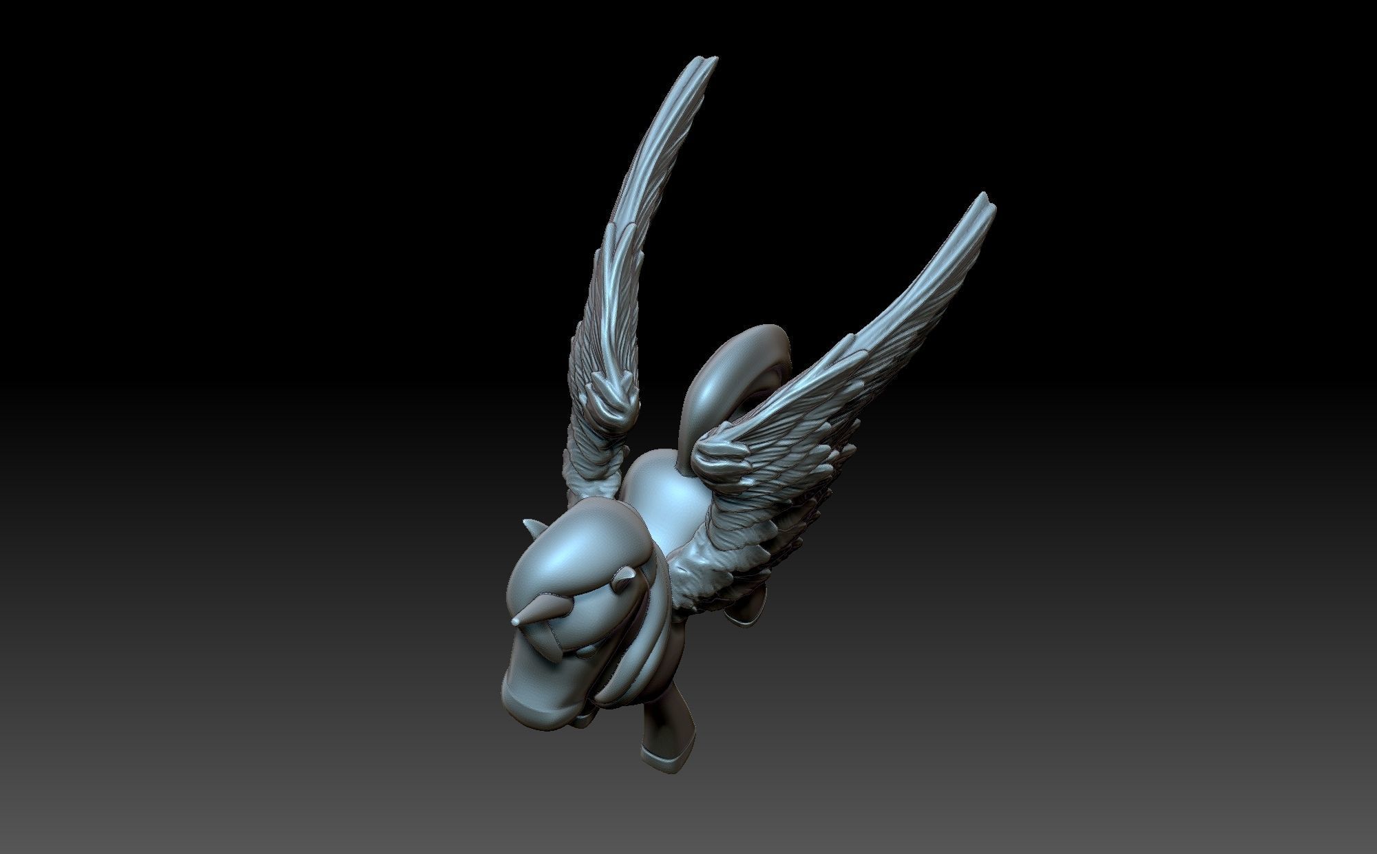 Unicorn with wings 3D model 3D printable | CGTrader