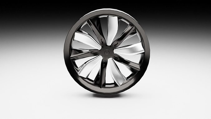 Tesla modal X wheel rim free 3D model | CGTrader