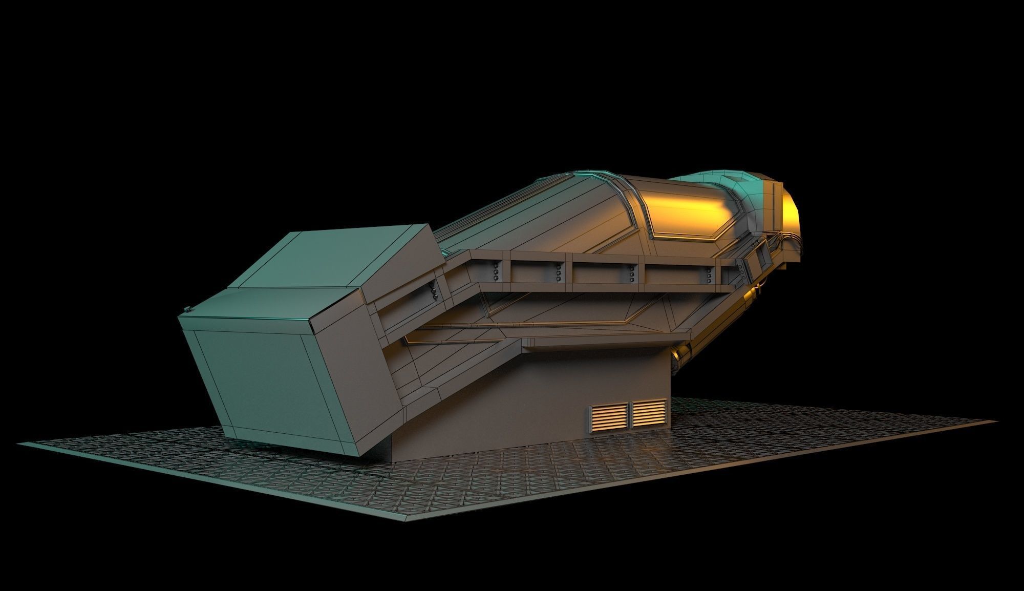 Hypersleep chamber aliens 3D model | CGTrader