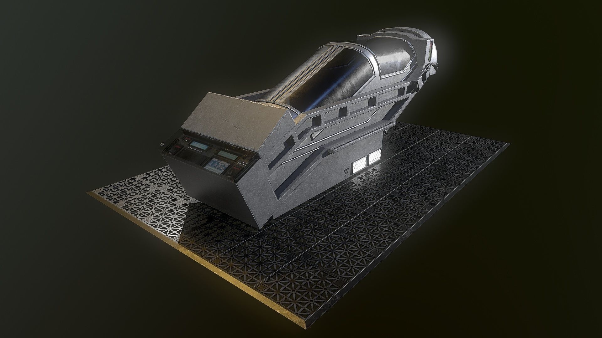 Hypersleep chamber aliens 3D model | CGTrader