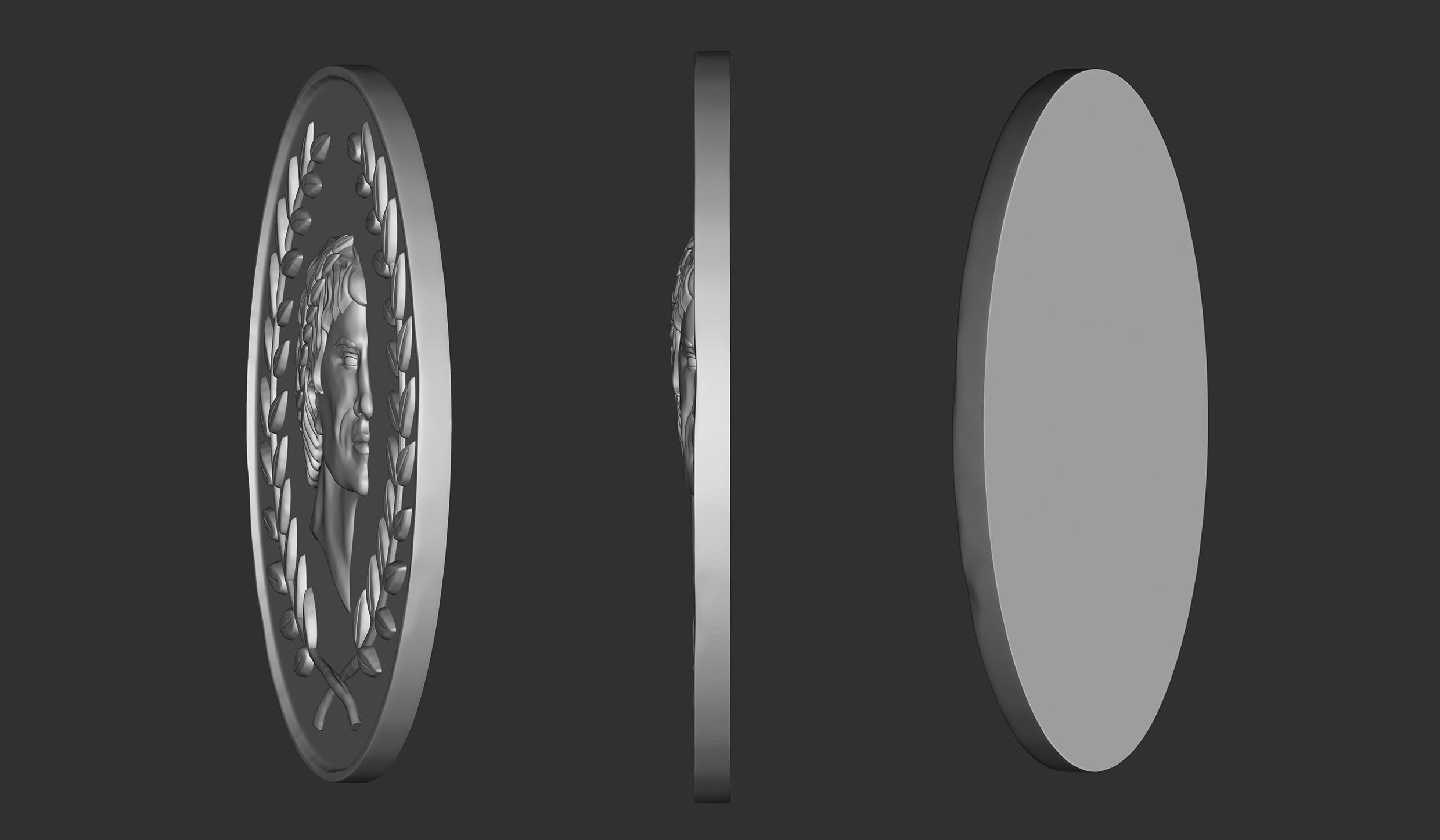 Julius Ceasar Roman Coin 3D Model 3D Printable CGTrader Julius Ceasar Roman Coin 3D Model 3D Printable CGTrader