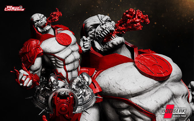 B3DSERK March Term Atrocitus Bust 3D print model 3D model 3D printable ...