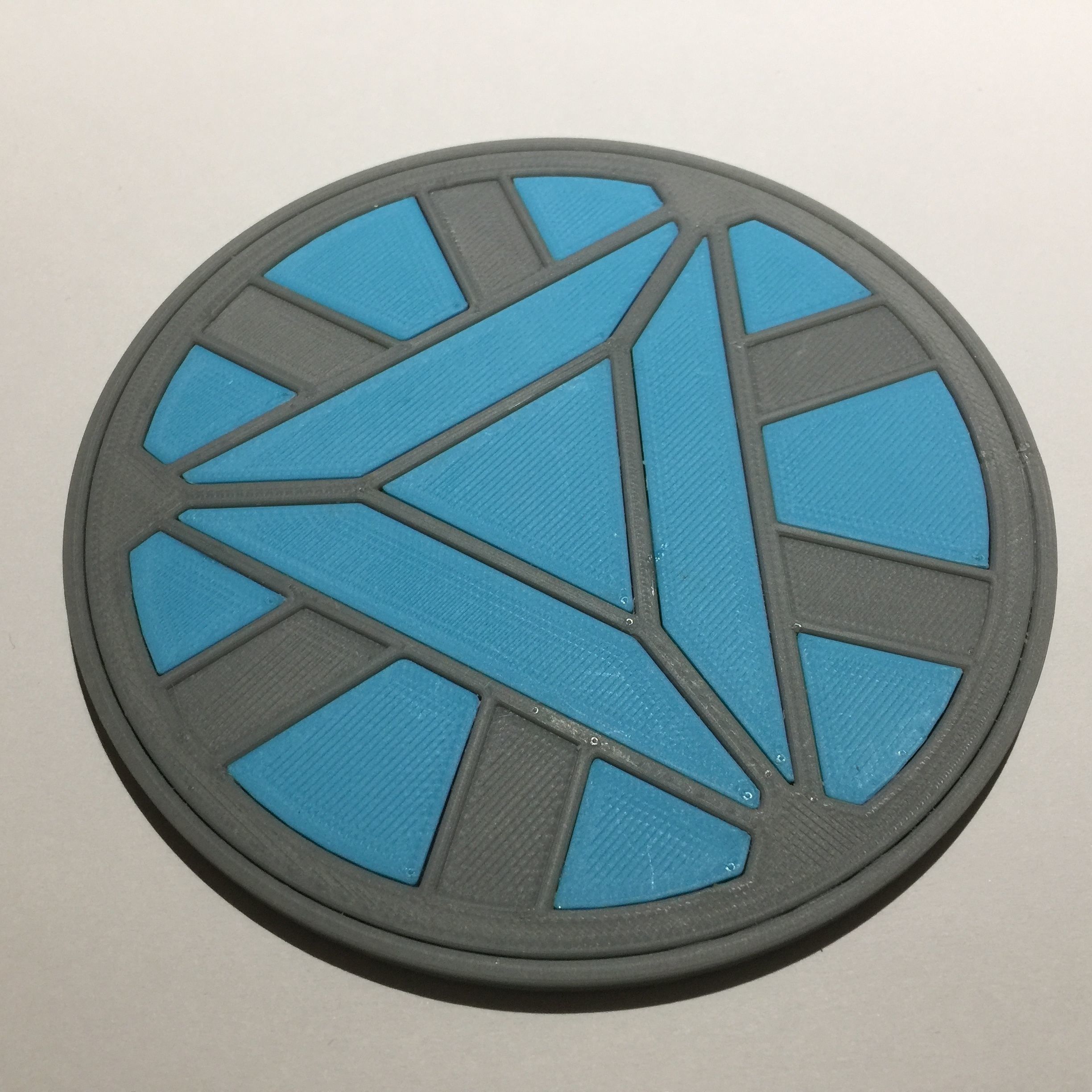 Iron Man II Mk 3 Arc Reactor Coaster free 3D model 3D printable | CGTrader