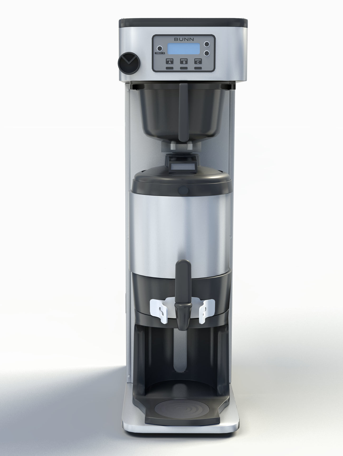 BUNN ICB Coffee Brewer with server 3D model CGTrader