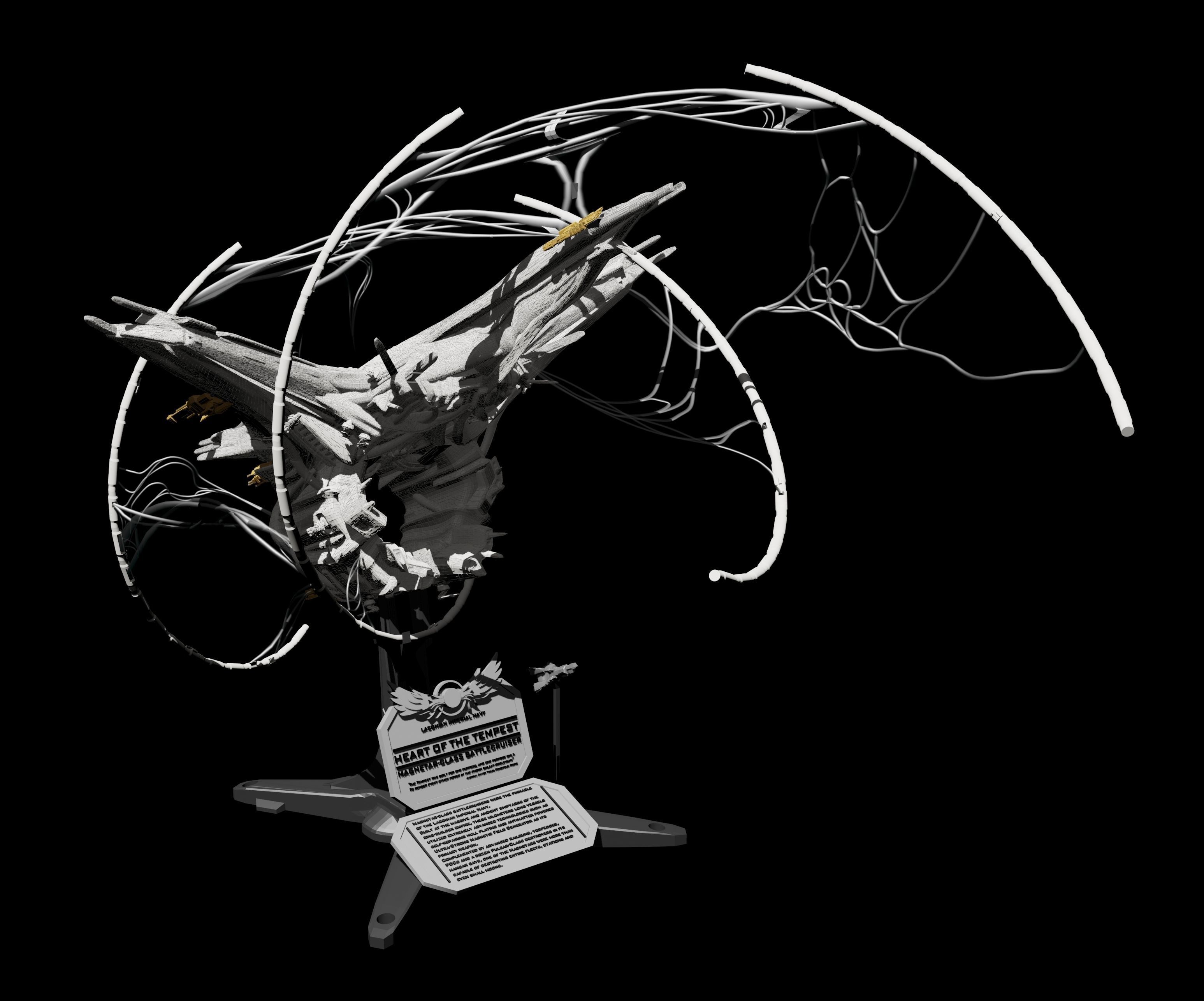 Expanse Magnetar Class Battlecruiser 3D model 3D printable | CGTrader
