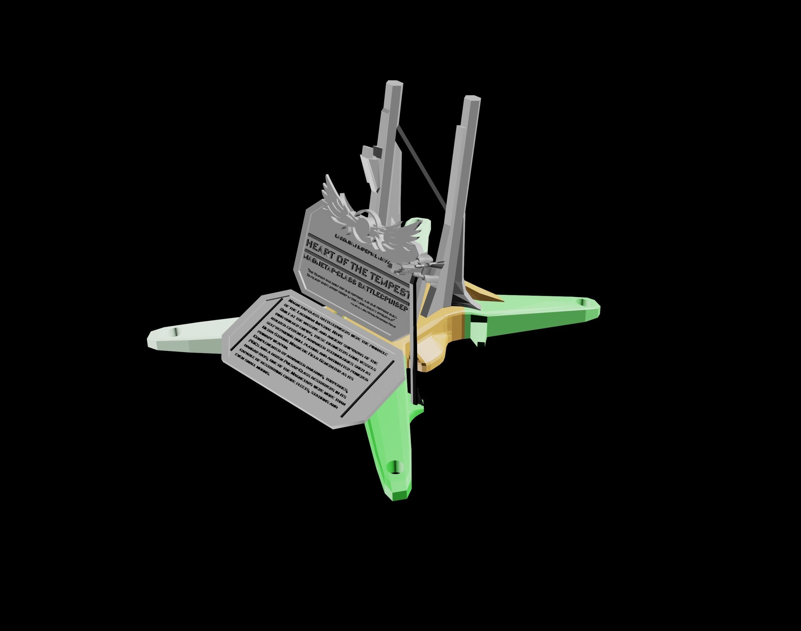 Expanse Magnetar Class Battlecruiser 3D model 3D printable | CGTrader