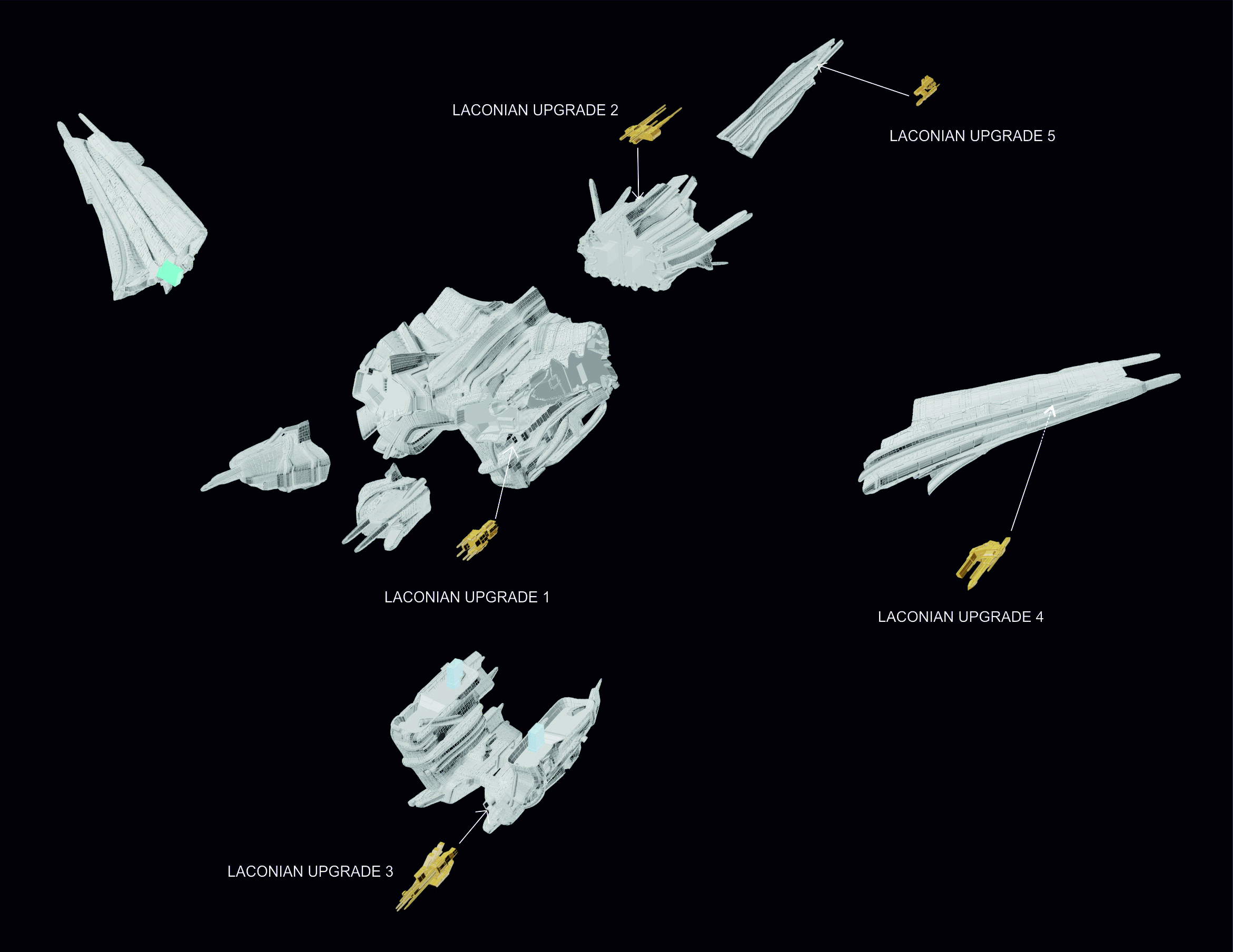 Expanse Magnetar Class Battlecruiser 3D model 3D printable | CGTrader