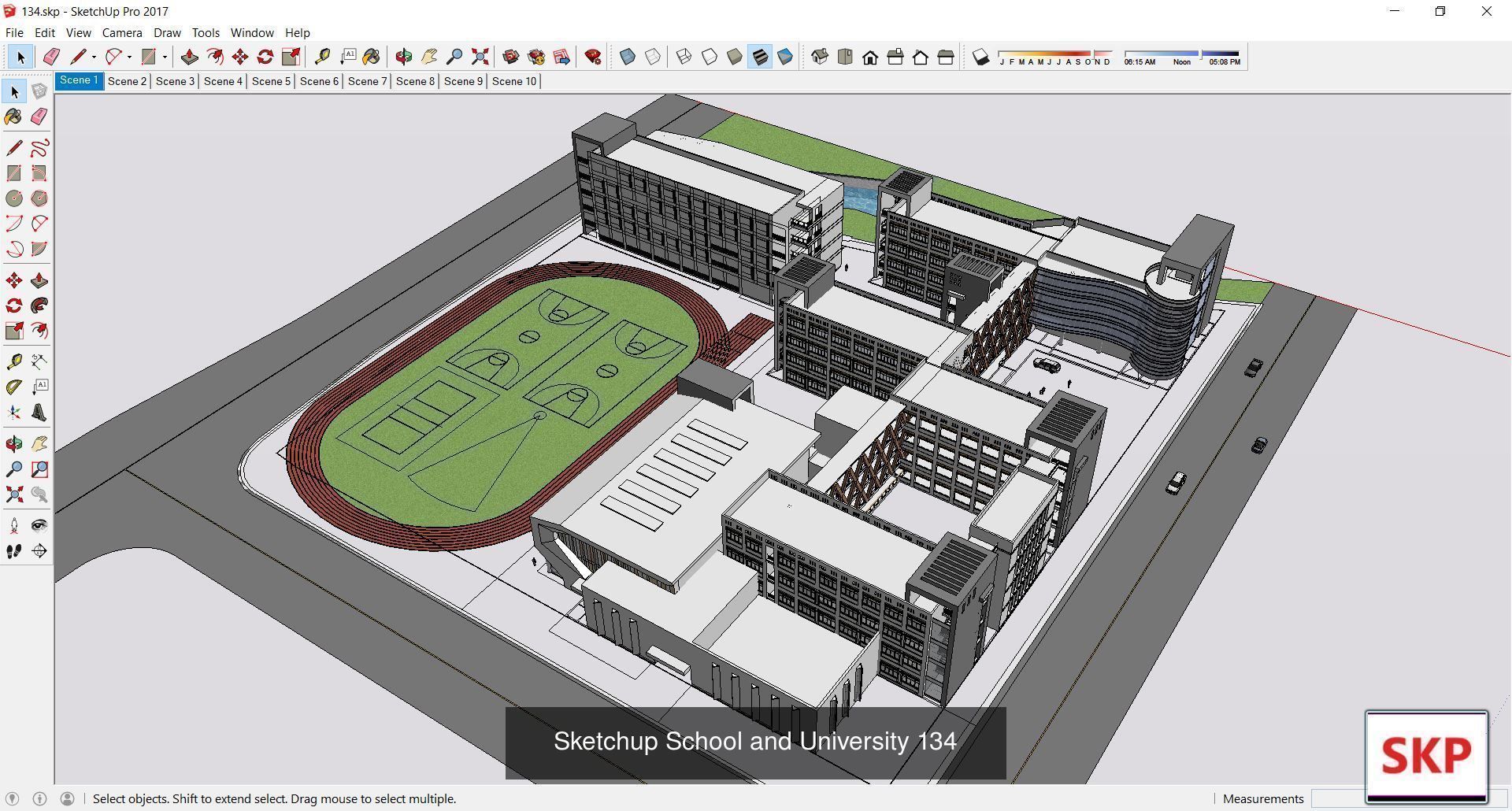 Collection 65 Sketchup School and University models CGTrader