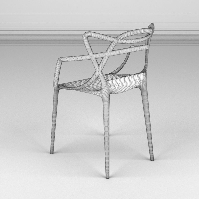 Kartell Masters Chair 3D model CGTrader