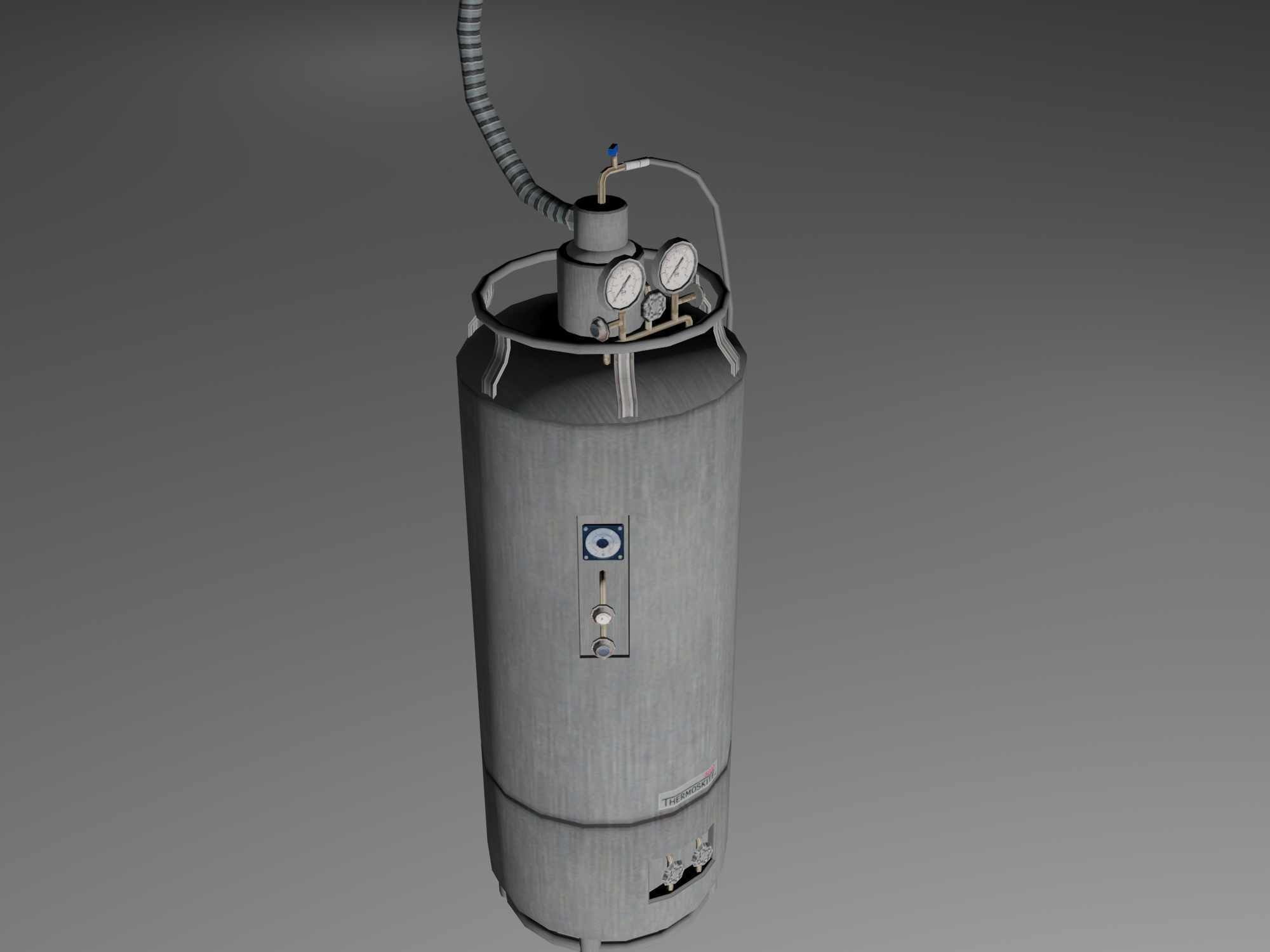 3D model laboratory Gas tank gas cylinder VR / AR / lowpoly CGTrader