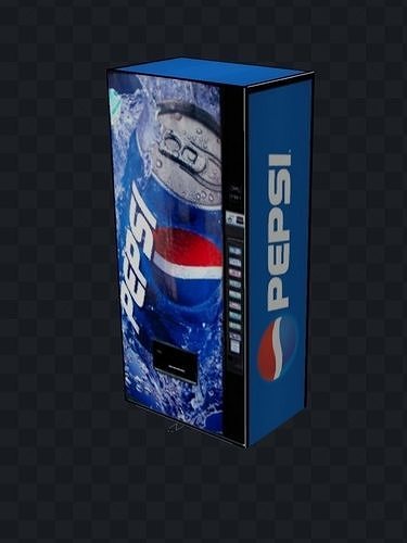 Pepsi Vending Machine Free 3D Model | CGTrader