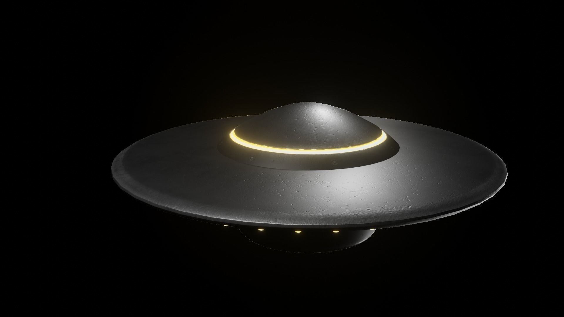 Sci-Fi Alien UFO Air Craft free VR / AR / low-poly 3D model | CGTrader