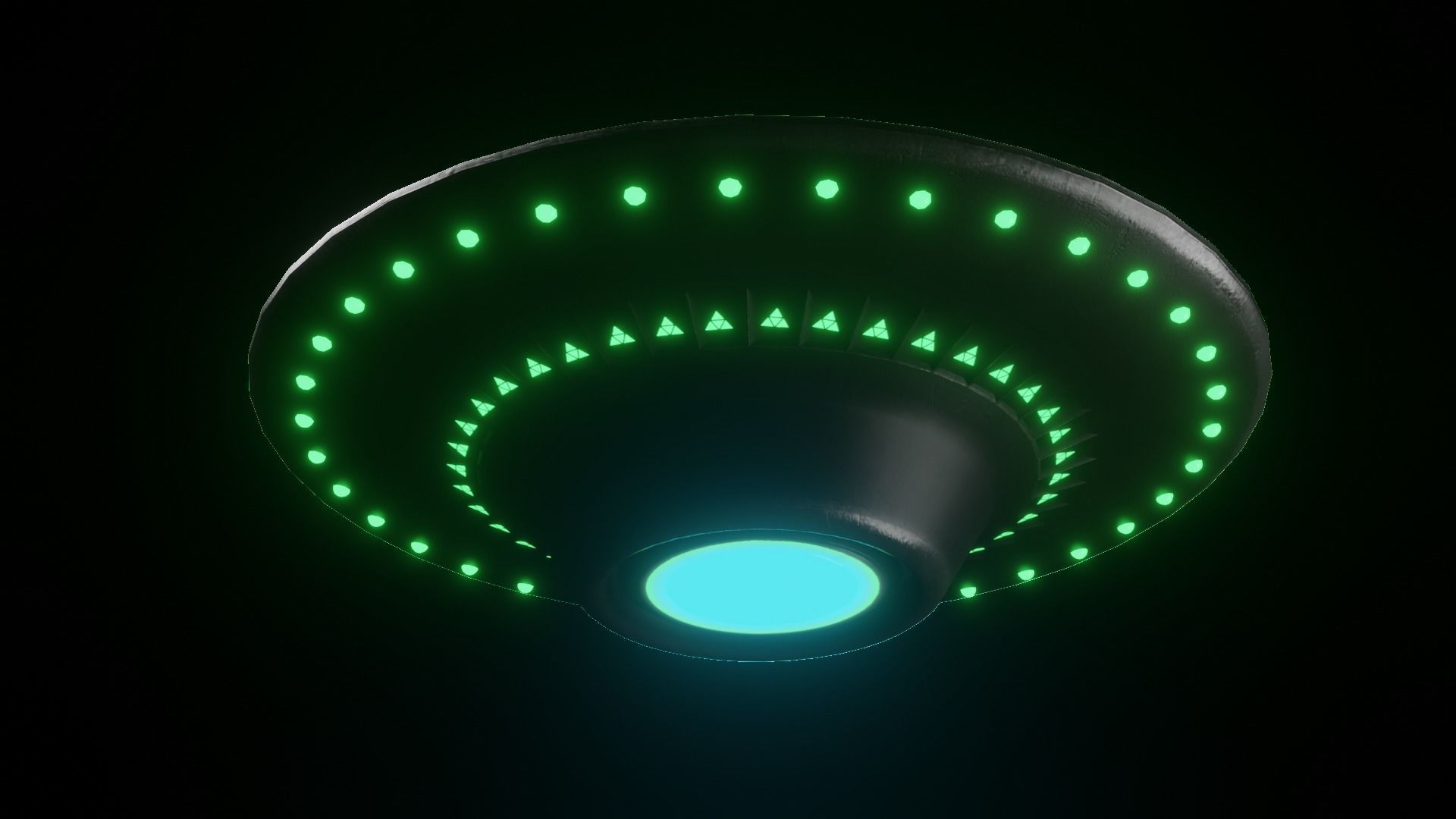 Sci-Fi Alien UFO Air Craft free VR / AR / low-poly 3D model | CGTrader