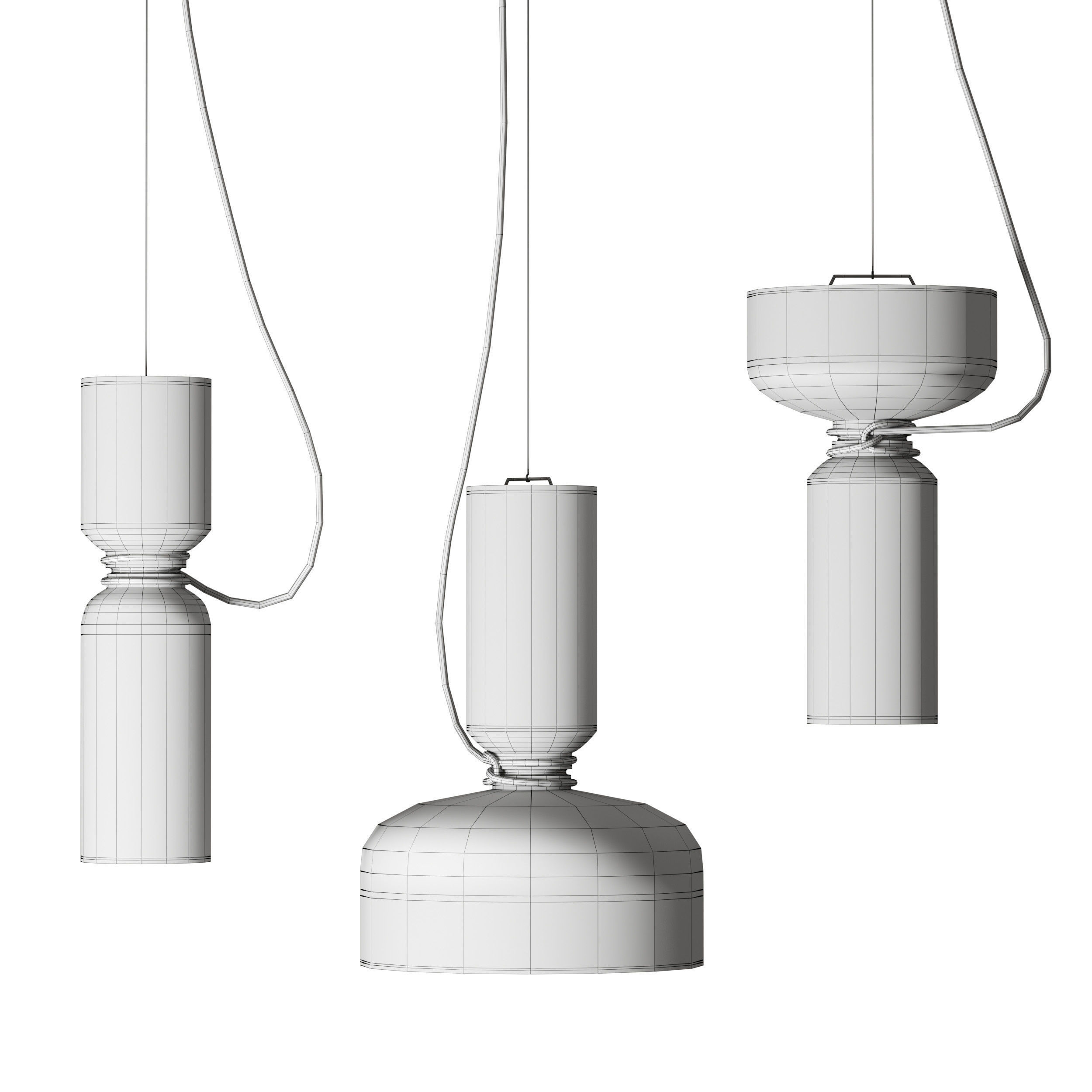 Spotlight volumes series pendant light 3D model CGTrader
