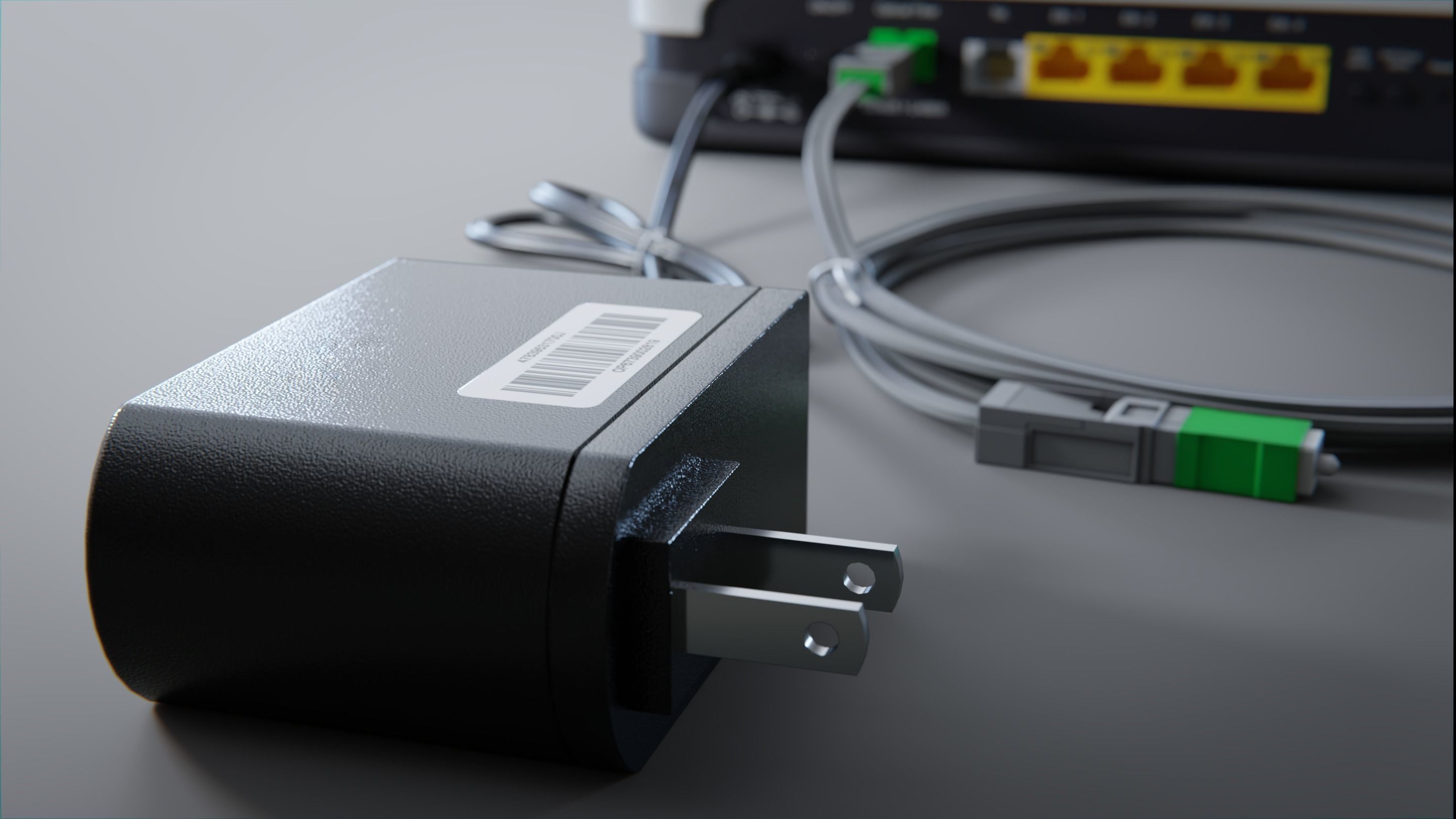 Fiber Optic Modem 3D model CGTrader