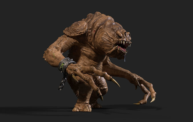 Rancor ROTJ 3D model 3D printable | CGTrader