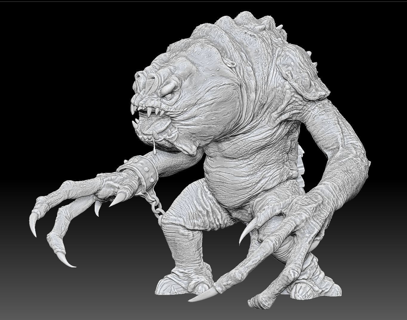 Rancor ROTJ 3D model 3D printable | CGTrader