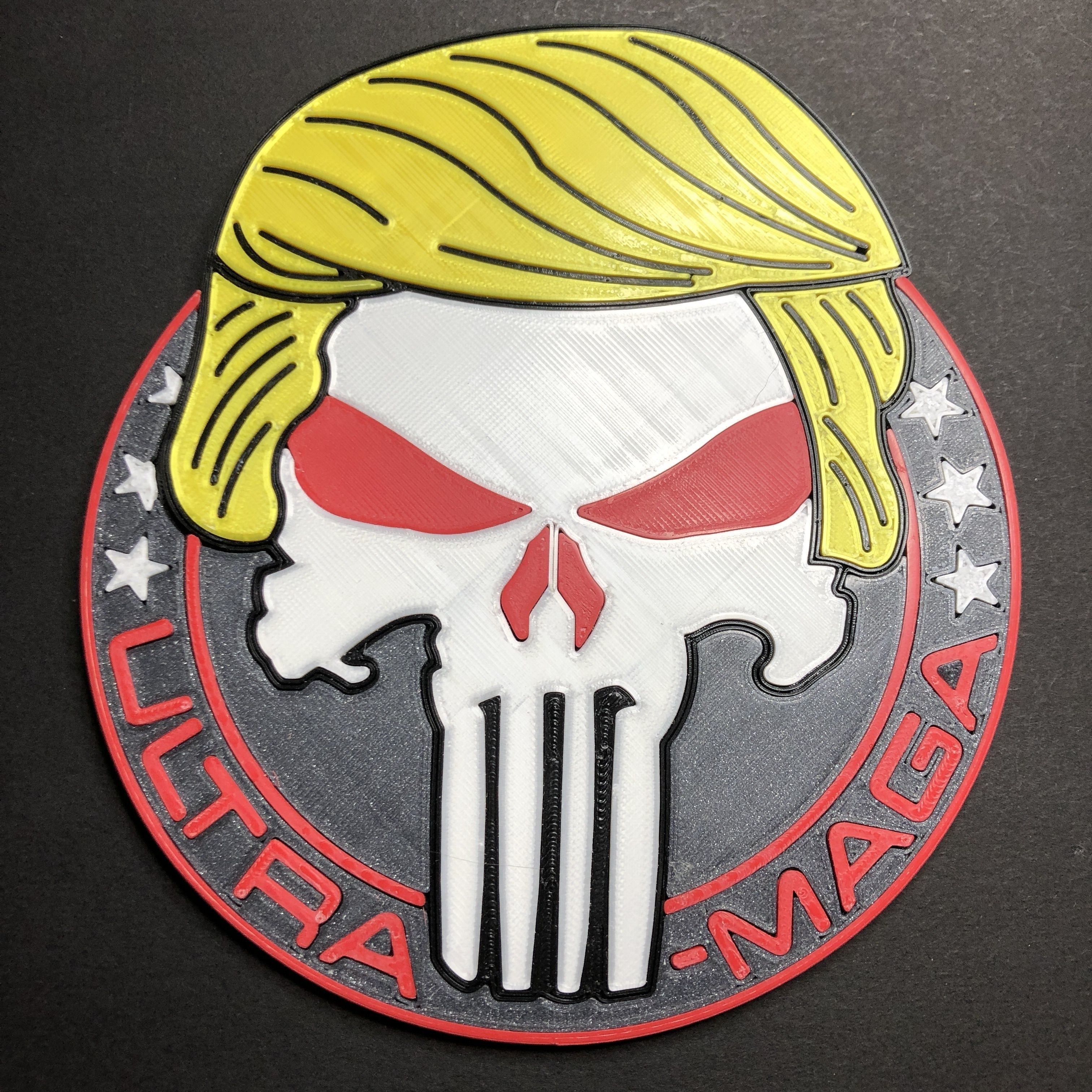 Ultra MAGA Coaster 3D model 3D printable | CGTrader