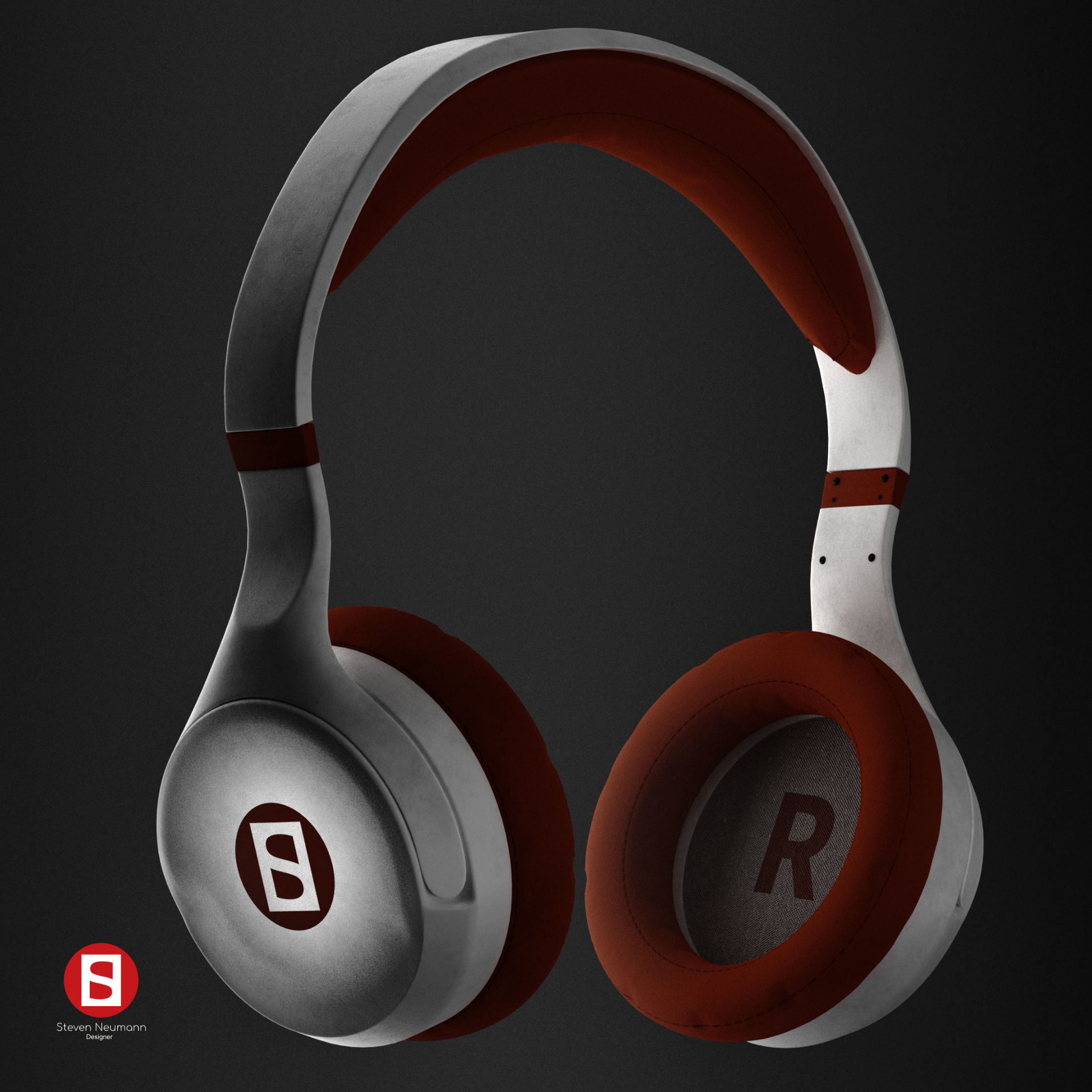 simple Modern Headphones free 3D model CGTrader