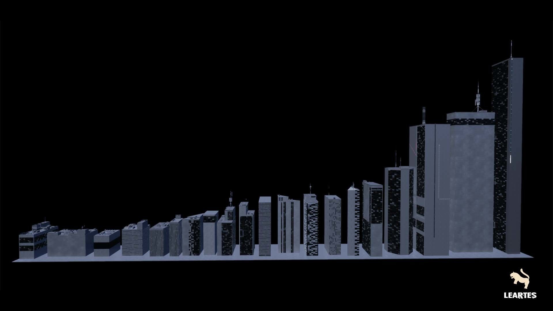 3D model Futuristic Rooftop City Environment VR / AR / low-poly | CGTrader