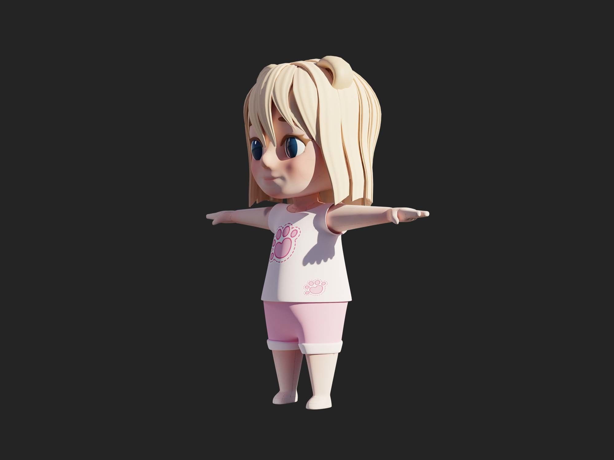Character Cartoon Child 3d Model Cgtrader Character Cartoon Child 3d Model Cgtrader