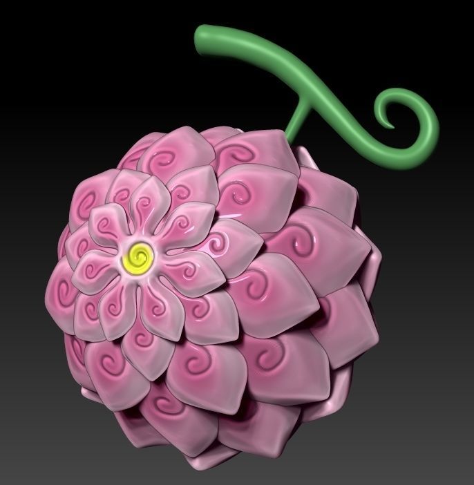 HANA HANA NO MI ONE PIECE DEVIL FRUIT 3D model 3D printable CGTrader