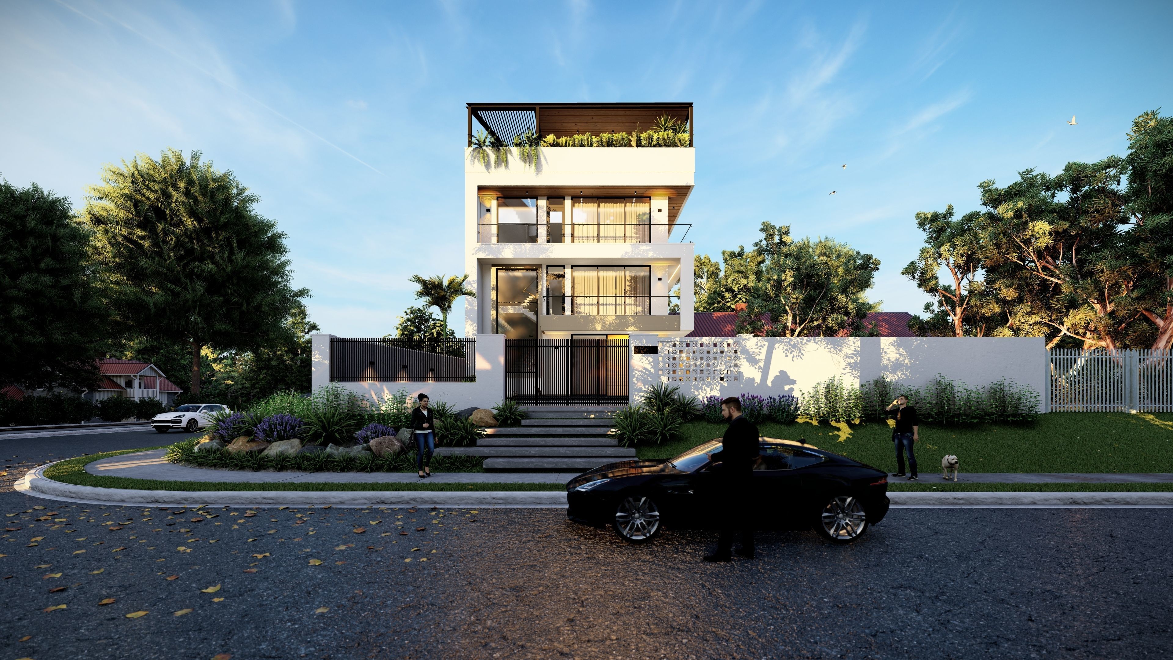 QD Living Room and Architectural 3D model CGTrader