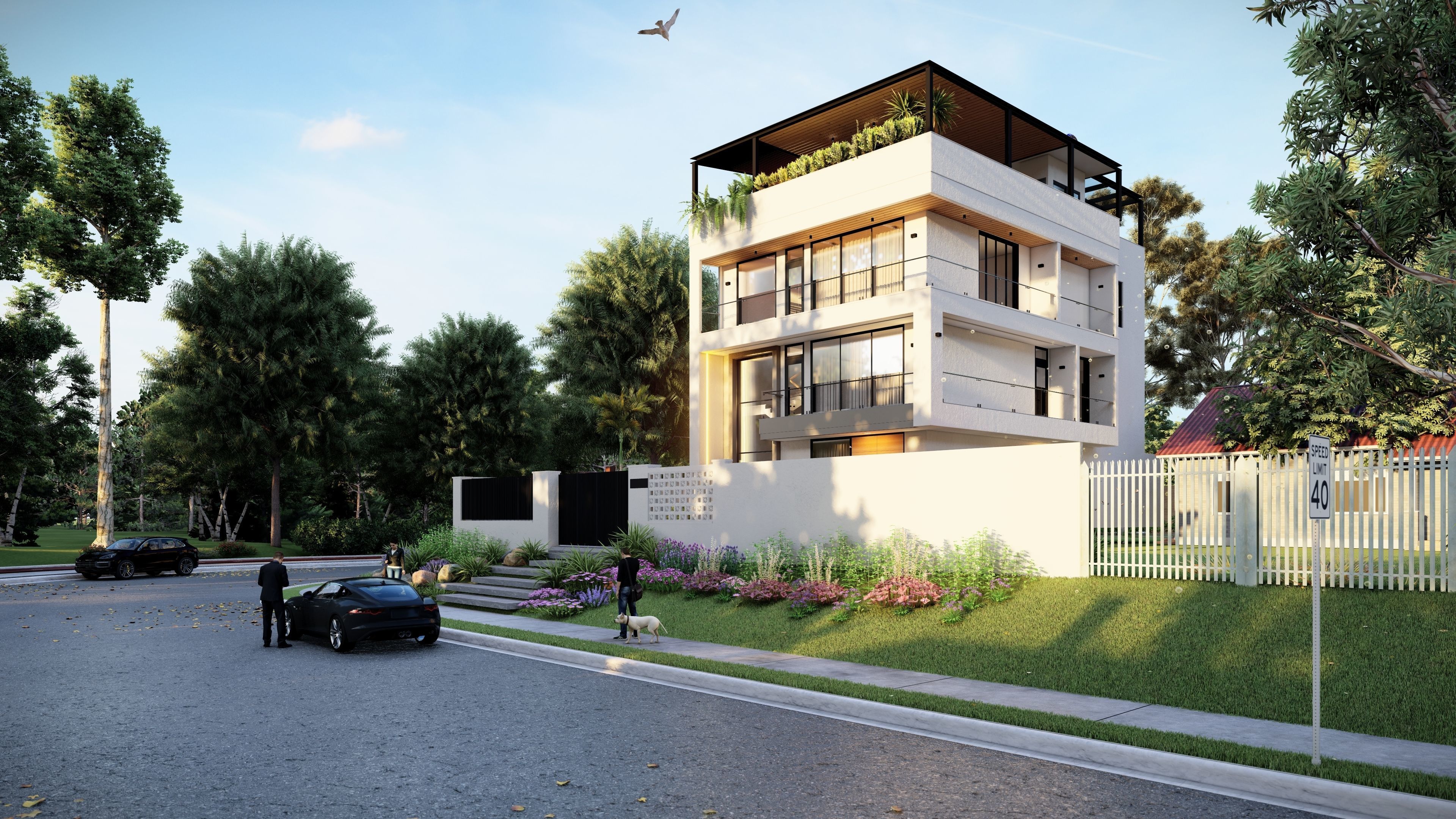 QD Living Room and Architectural 3D model CGTrader