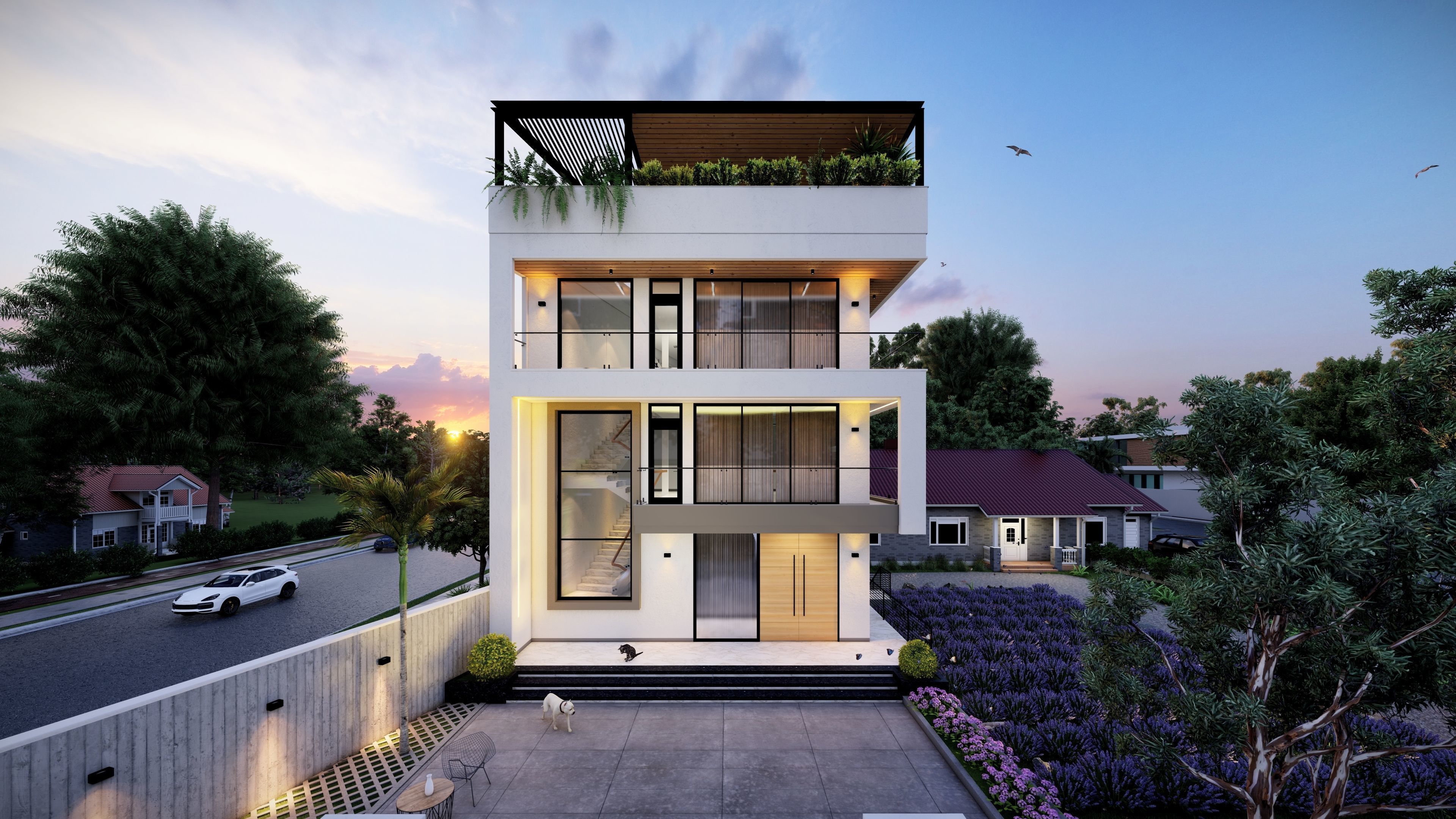 QD Living Room and Architectural 3D model CGTrader