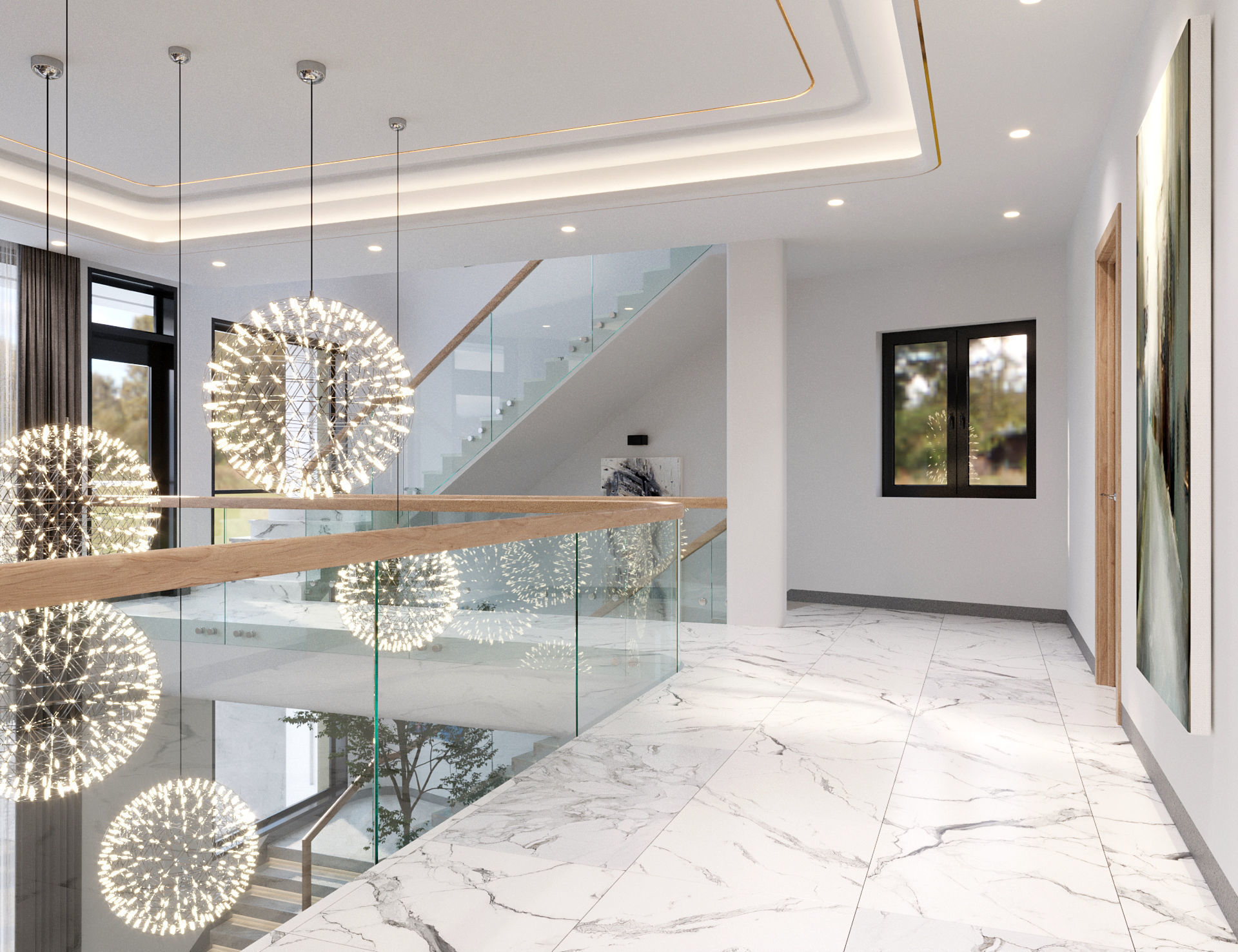 QD Living Room and Architectural 3D model CGTrader