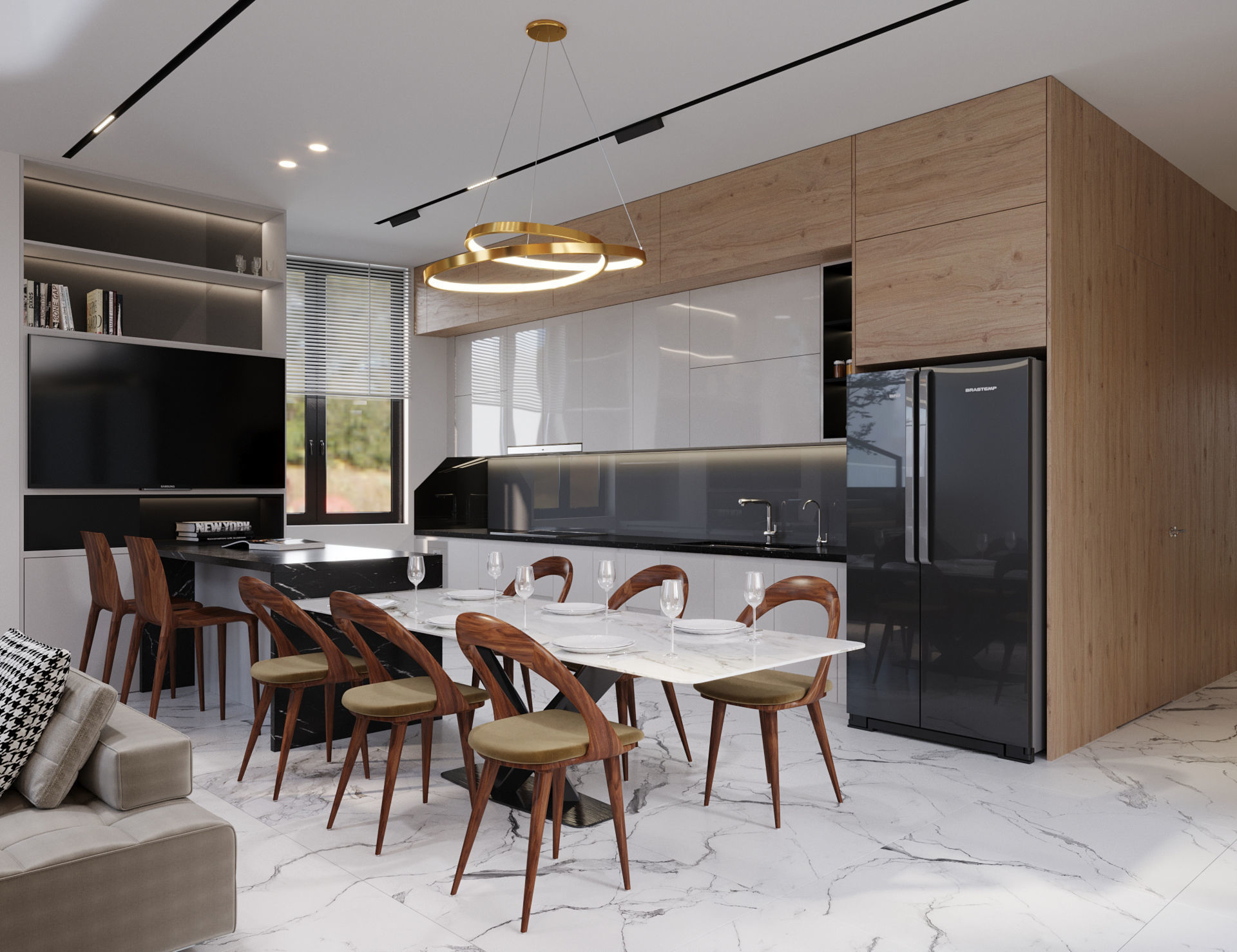 QD Living Room and Architectural 3D model CGTrader