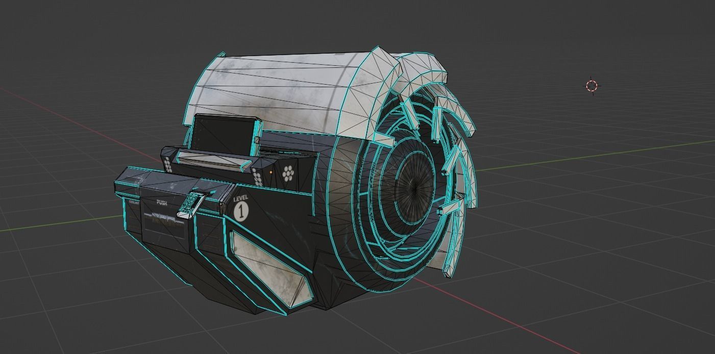 3D model Sci fi computer terminal game asset VR / AR / low-poly | CGTrader