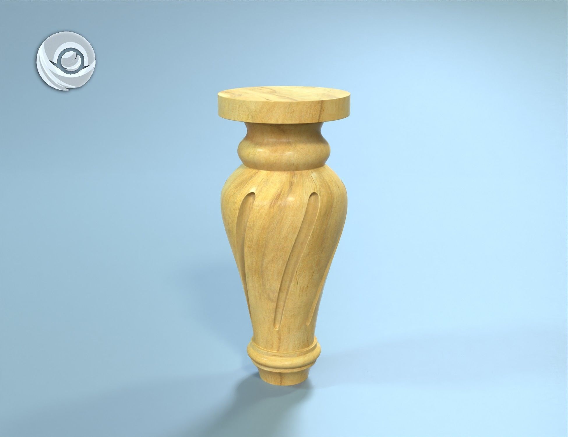 0612 Wooden table legs for custom coffee tables furniture legs 3D model