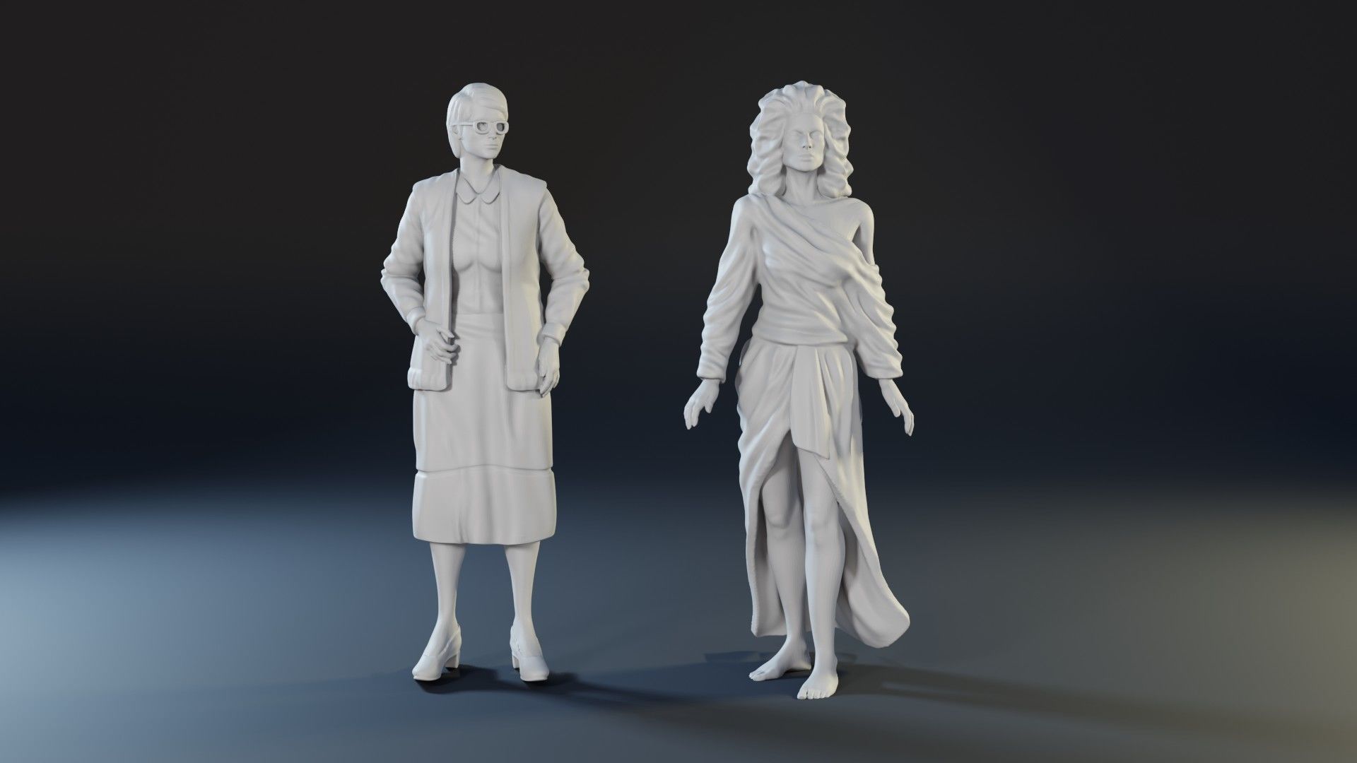 Ghostbusters characters 3D model 3D printable | CGTrader