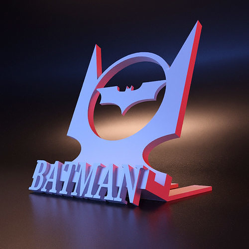 STL file Batman Logo Pen Holder - 2-Color 3D Printed Desk Organizer 🖊️・3D  printing model to download・Cults