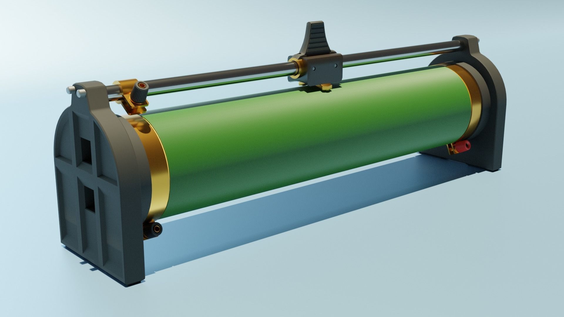 Laboratory rheostat 3D model CGTrader