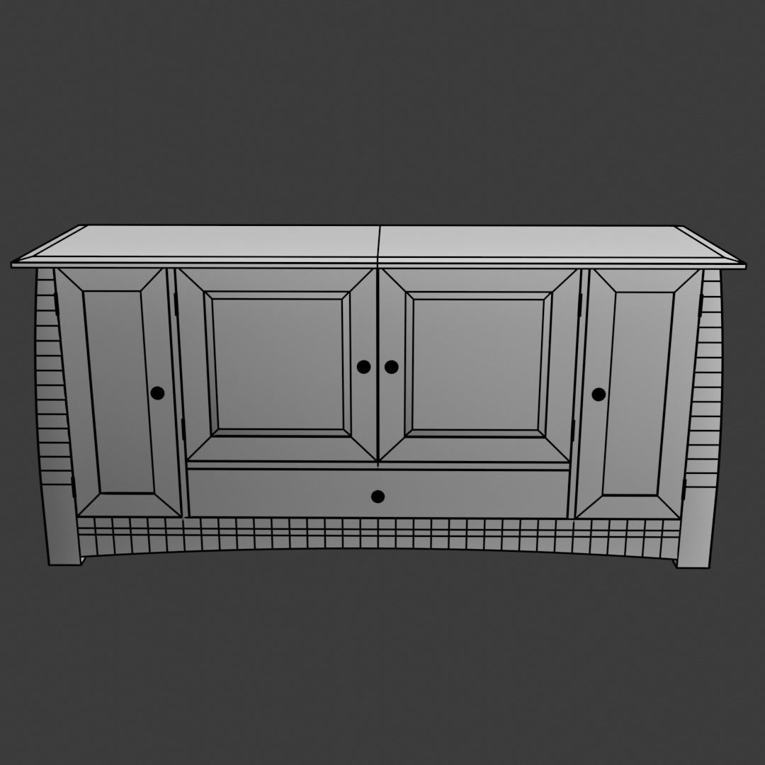 Television entertainment 3D model CGTrader