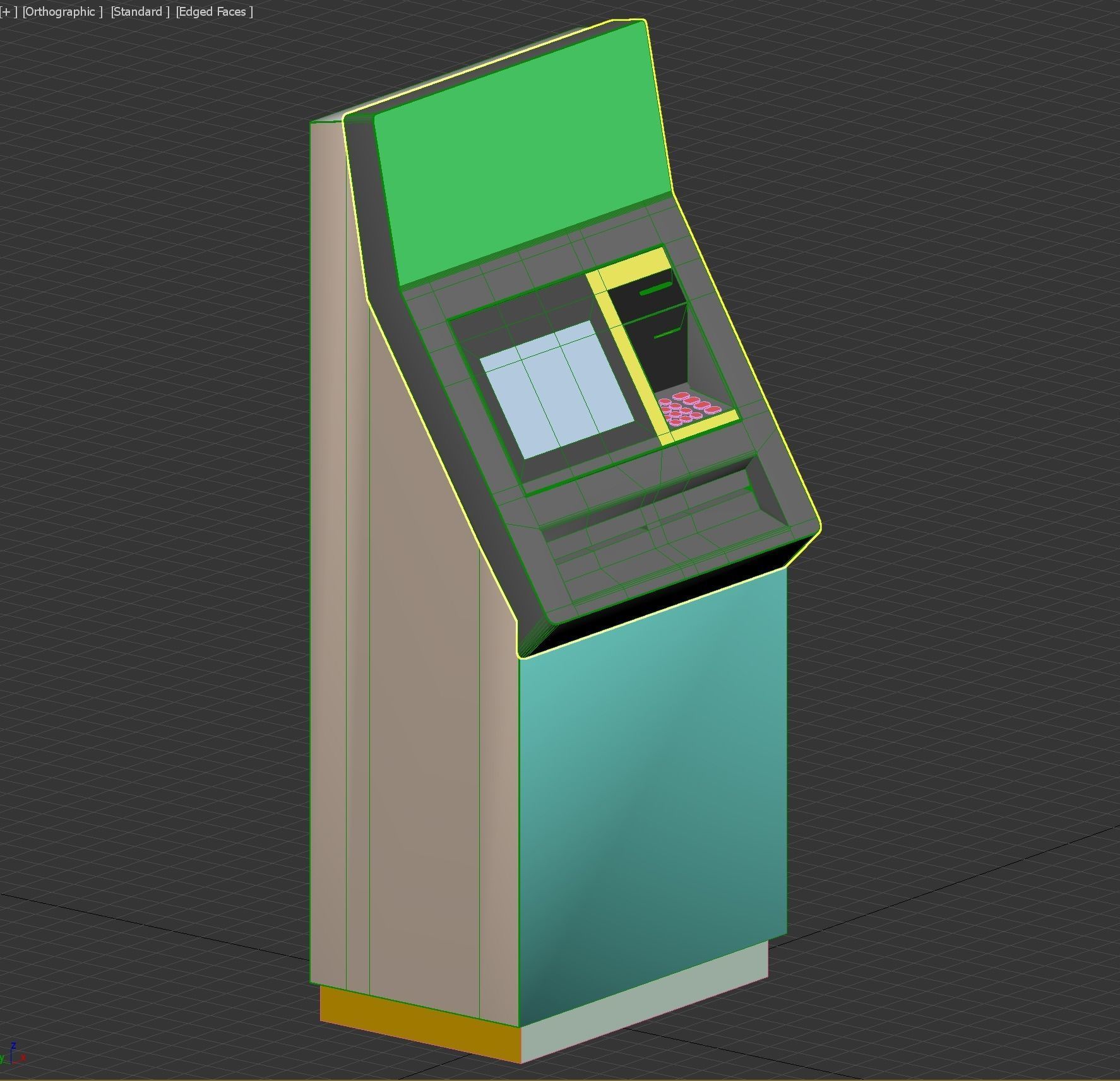 ATM Machine free 3D model CGTrader