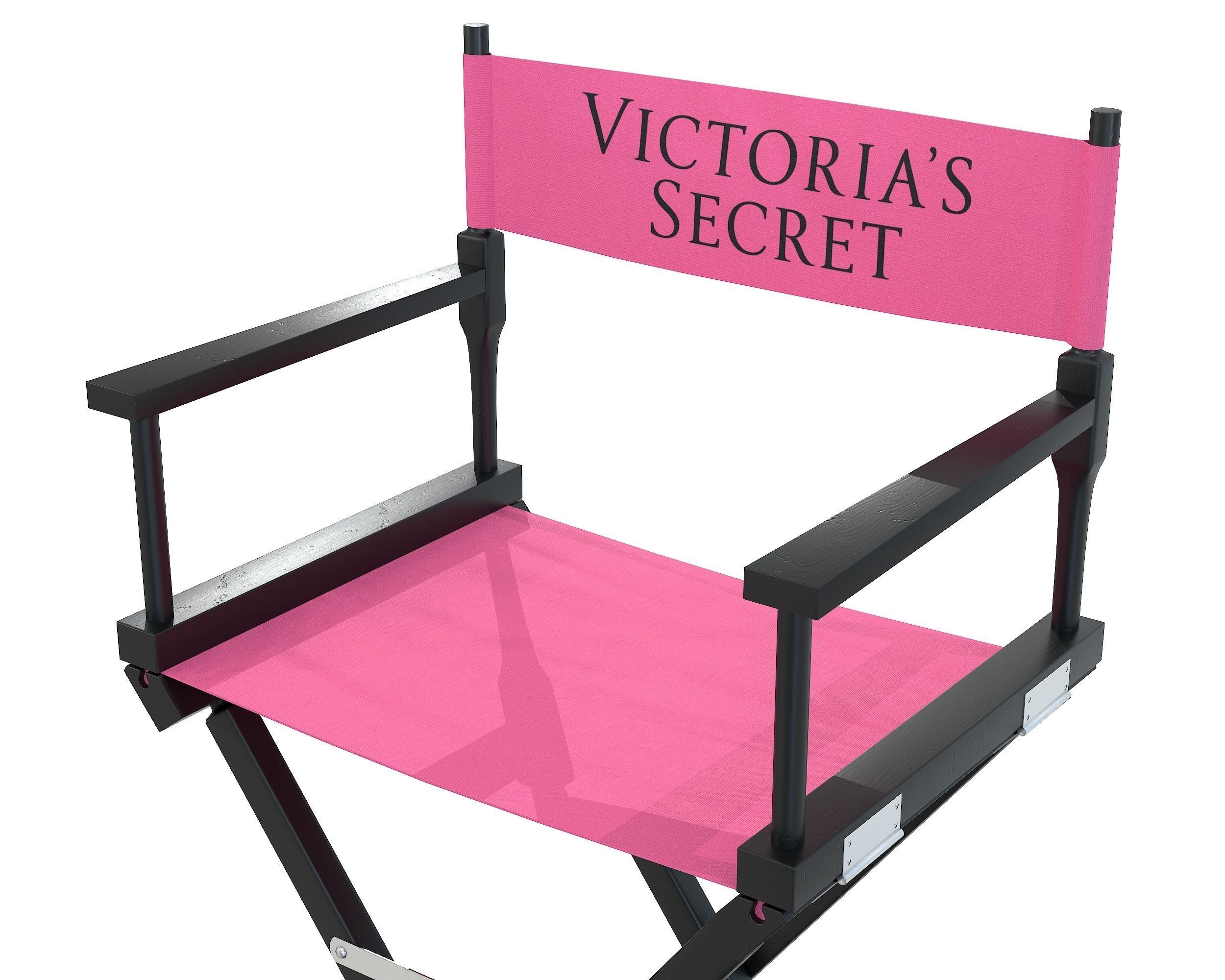 3D model Directors and Makeup Victorias Secret Chair VR / AR / lowpoly