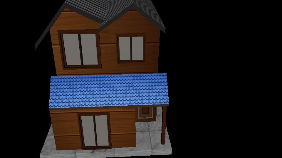 3D model wood house VR / AR / low-poly | CGTrader
